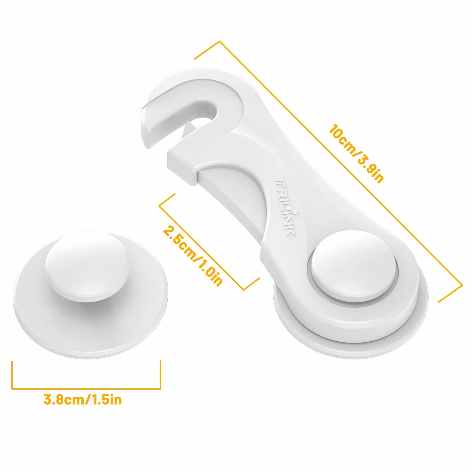 Securite Placard Enfant 6 Pieces Bloque Porte Bebe Protection Adhesif Fort Sans Percage Durable