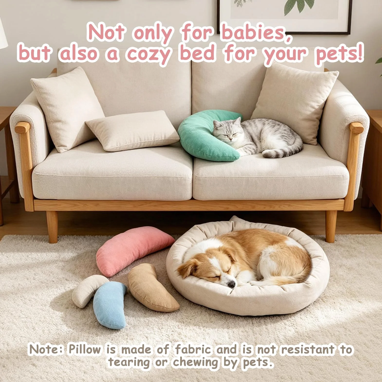 Oreiller de Photographie pour Bébé Nouveau-né, Accessoires Respirants et Doux pour Séance Photo