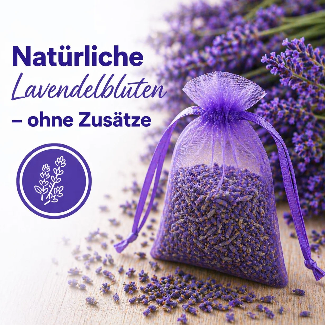 Sachet de Lavande 22x6g Protection Contre Les Mites