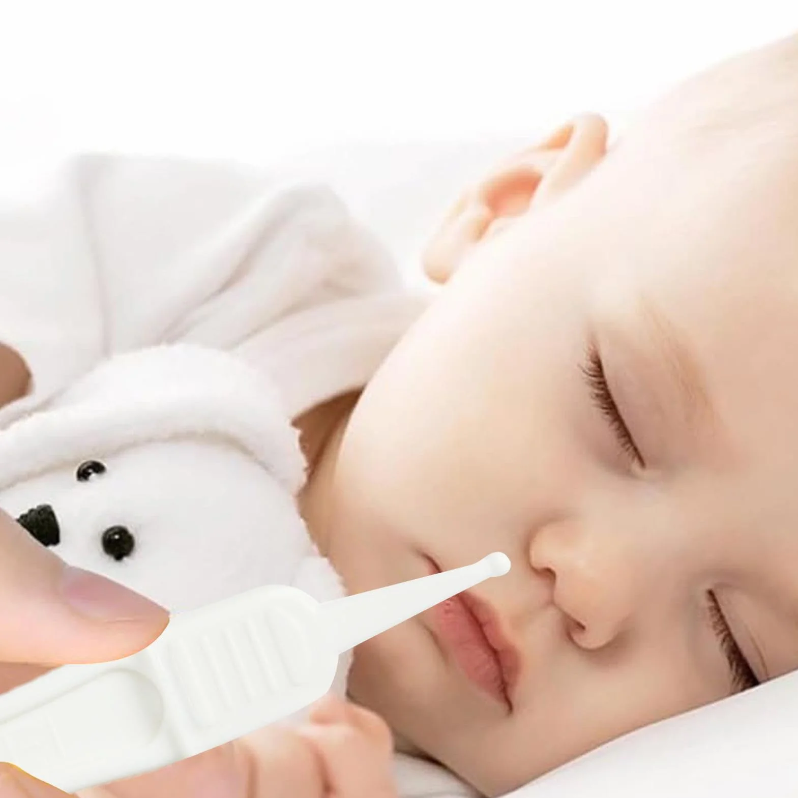 Pince à nez pour bébés - Pincet de nettoyage efficace et sûre, pinces portables rondes