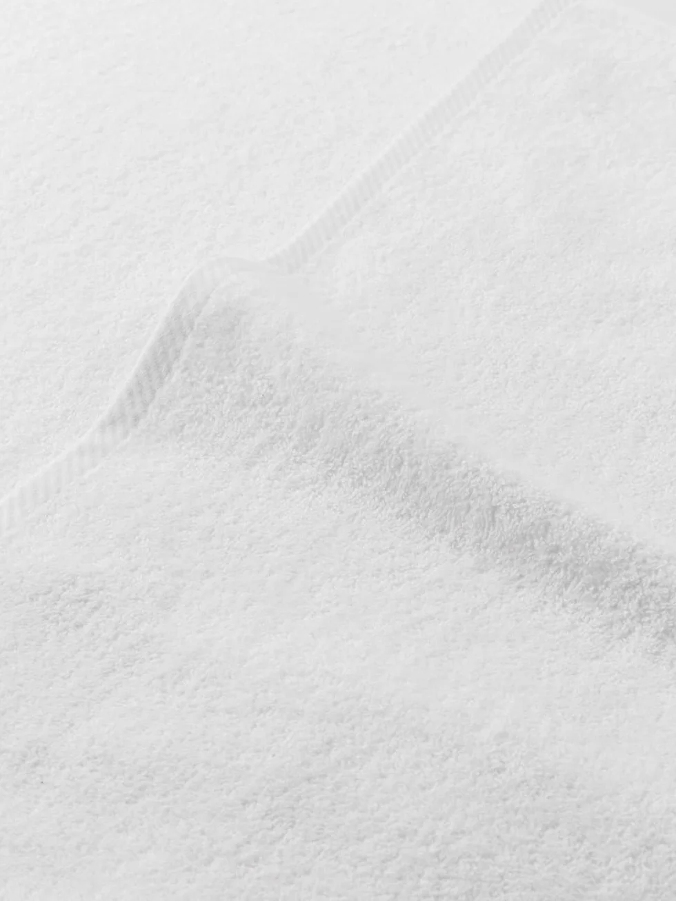 Serviettes de Bain 30x50 cm 100% Coton Blanc 4 Pièces