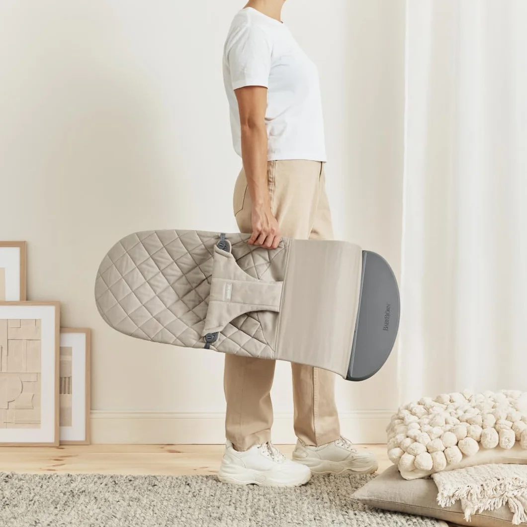 BabyBjörn Transat Bliss Tissé Matelassage classique Gris sable