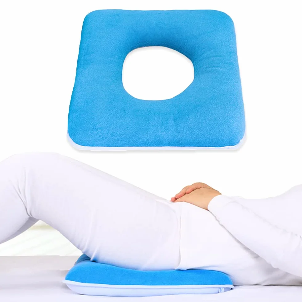 Coussin Anti-escarres en Forme de Donut 43,2 x 43,2 cm Carré pour Lit