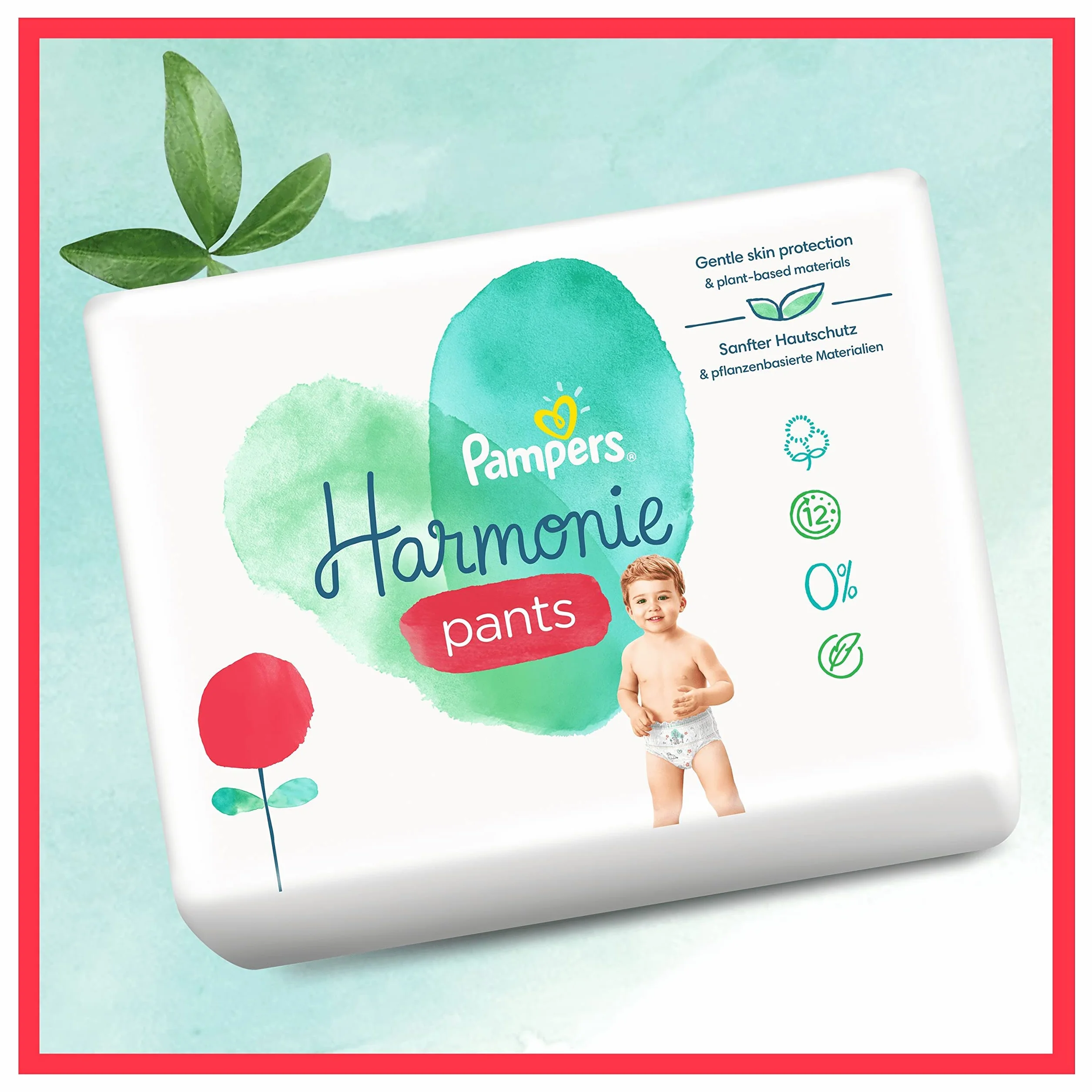 Pampers Couches-Culottes Taille 5 (12-17 kg) Harmonie 80 Couches-Culottes Bébé Multi Pack Hypoallergéniques