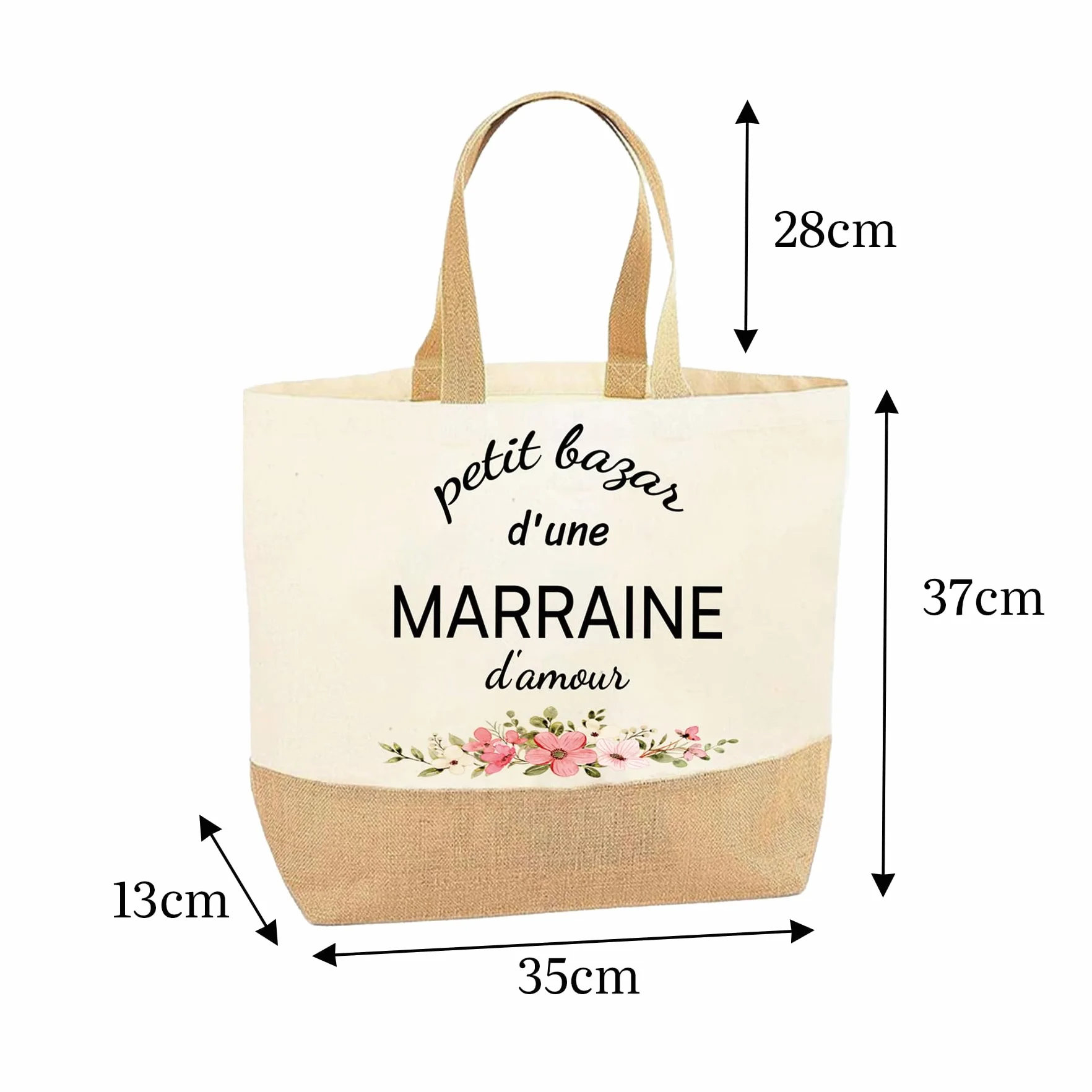 Sac Tote Bag Maitresse Trousse Maquillage Porte Clé Cadeau Fin d'Année Noël
