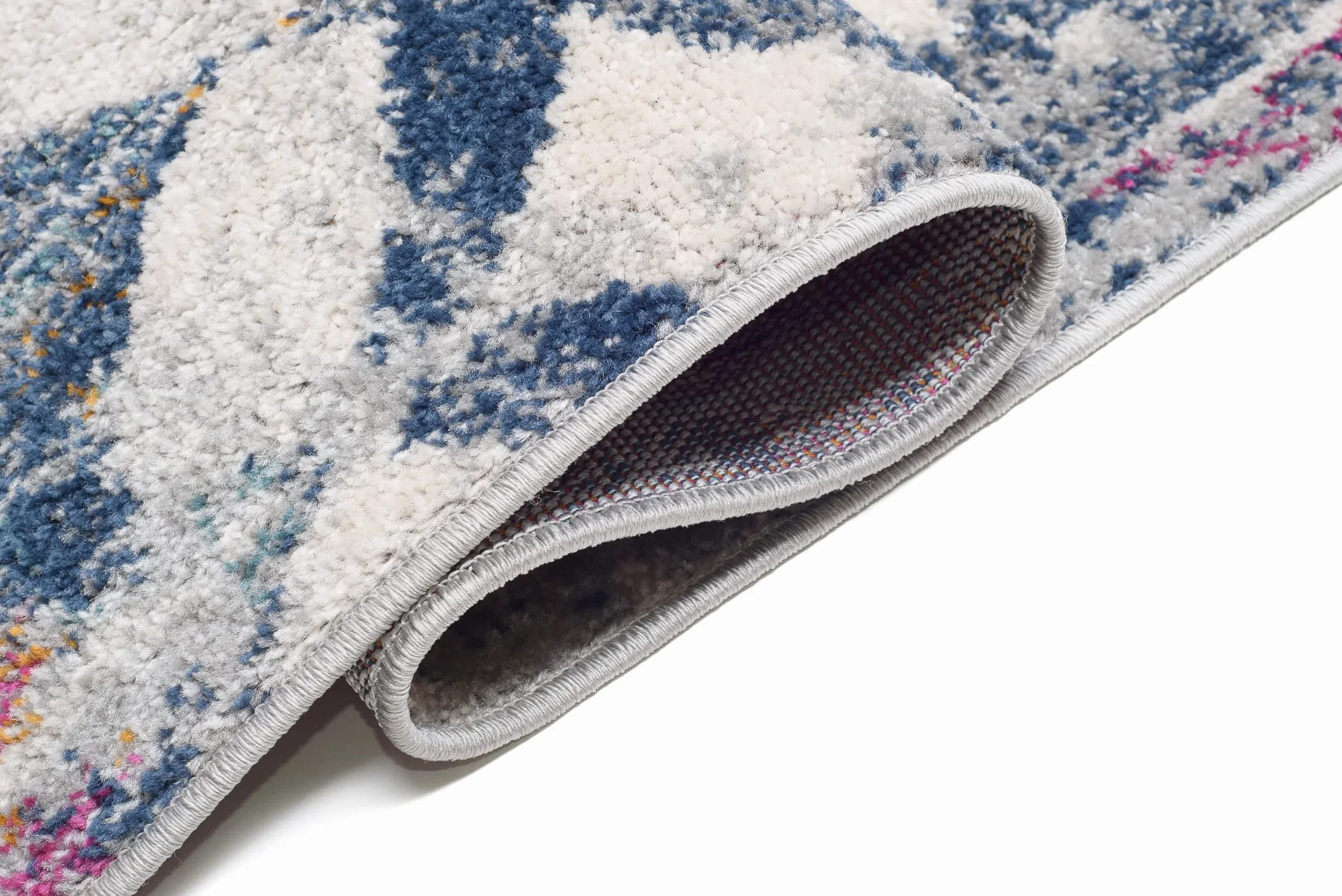 Mazovia Tapis de Couloir Couloir 70x375cm Anthracite Gris Abstrait Doux | Tapis de Couloir pour Cuisine Buanderie Chambre Entrée Chauffage au Sol Facile D'entretien Poils Courts Long Vendu au Mètre