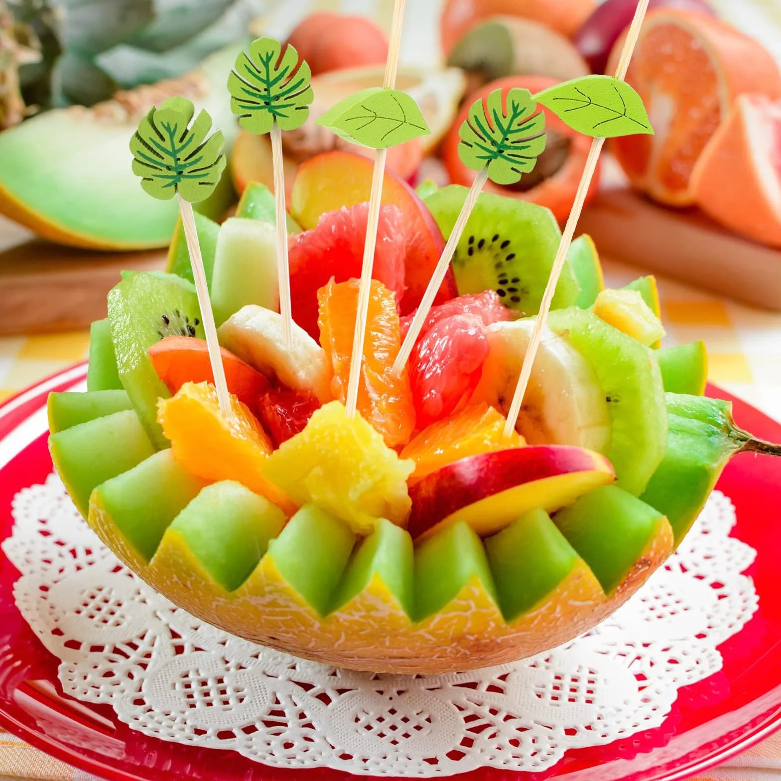 Bois Pique Cocktail 200 Pièces Bâtons 12cm Cure-dents Aperitif