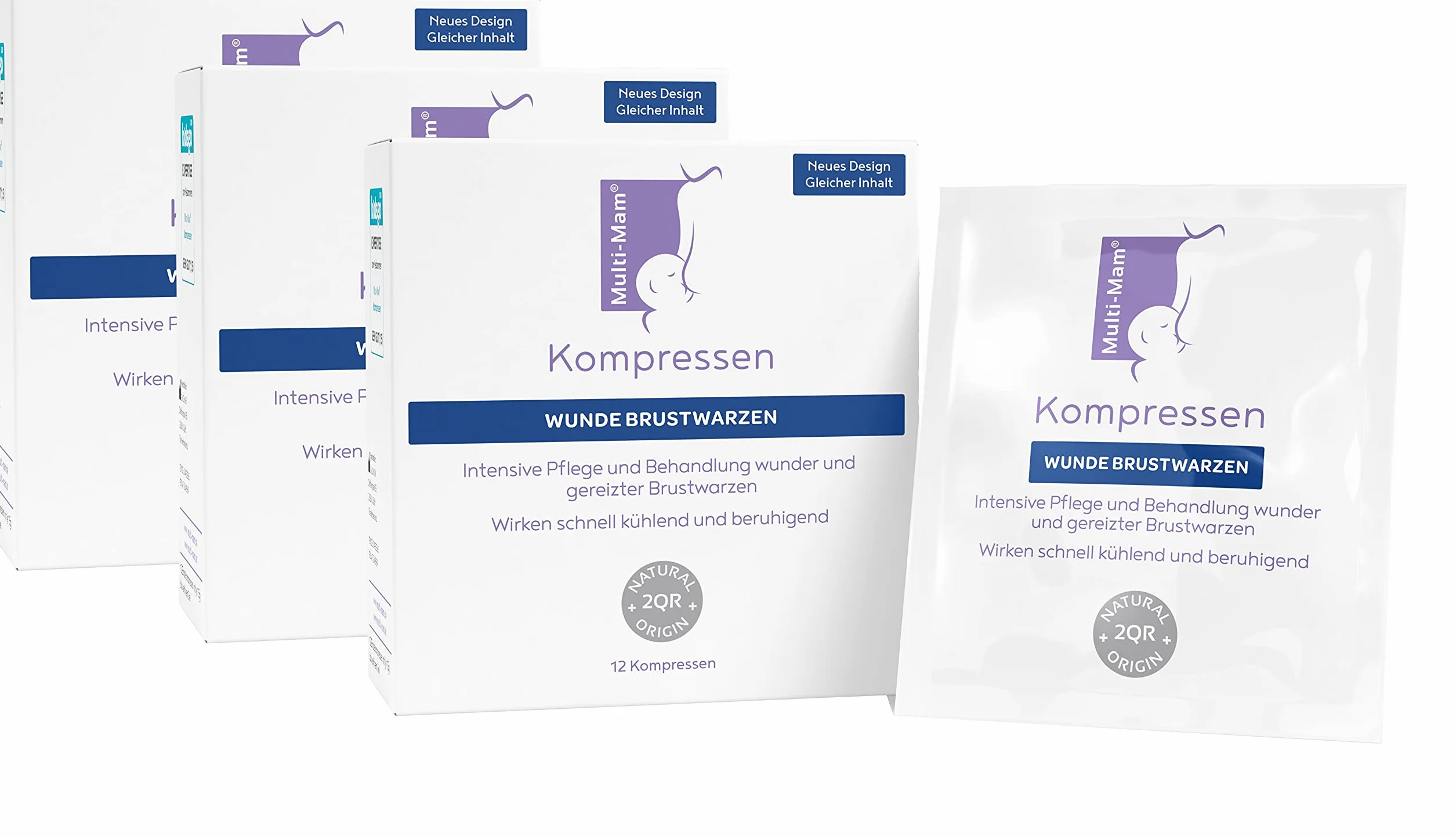 Multi-mam Nipple Compress 12 Sachets 3 Pack