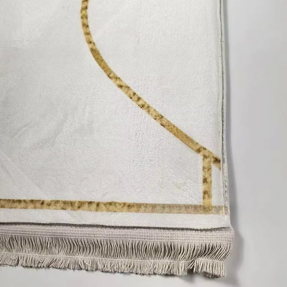 Dianzan Tapis De Culte Épais Imprimé pour Adultes, pour Chambre À Coucher, Tapis De Prière, pour Salon, Ensemble pour Couple