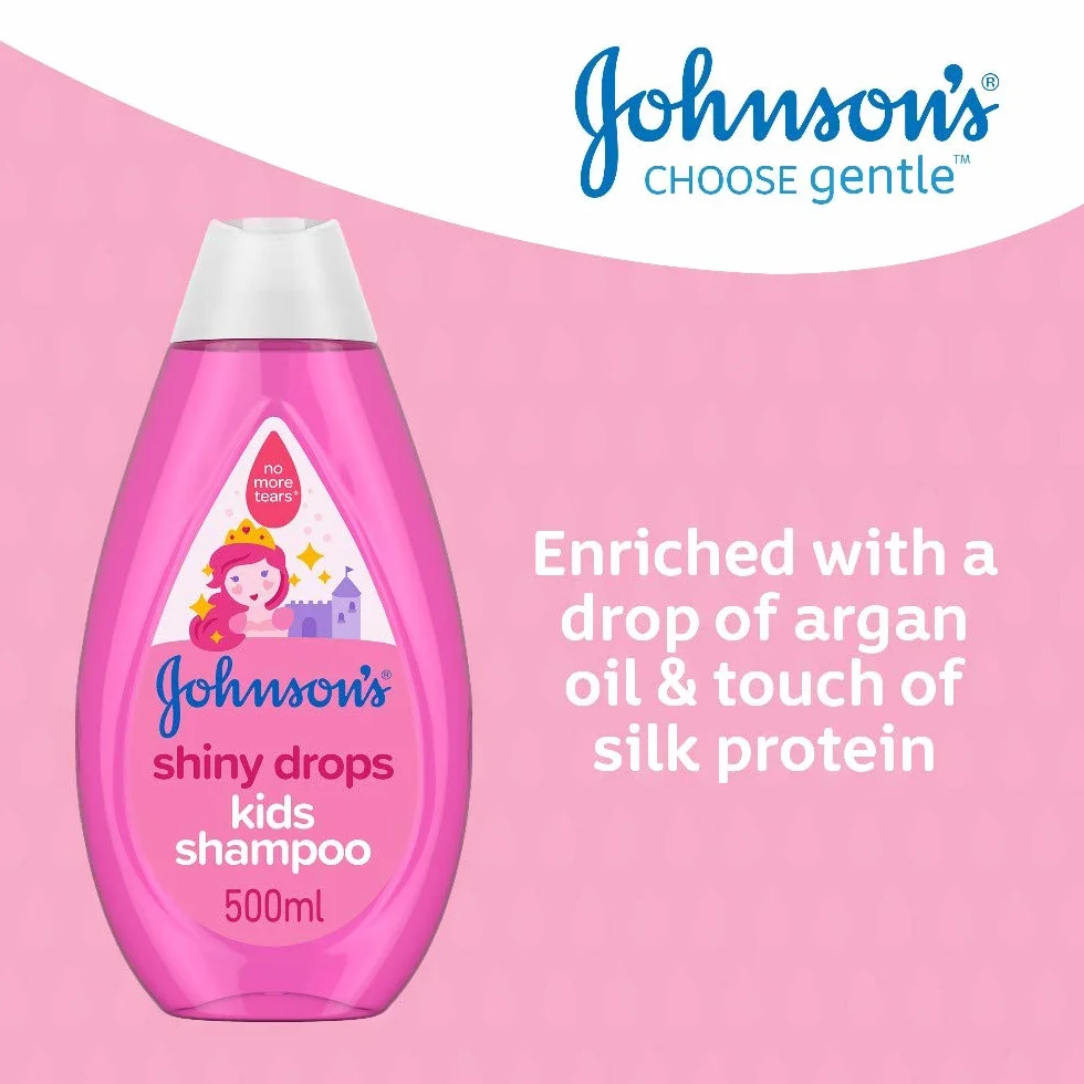 Johnson's Shiny Drops Shampoing pour enfant 500 ml