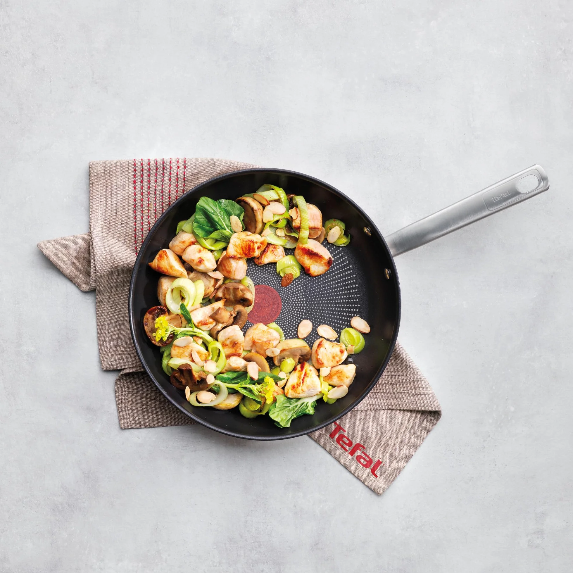 Tefal Virtuoso Poêle 24 cm Induction Acier inoxydable 18/10 Garantie 10 ans