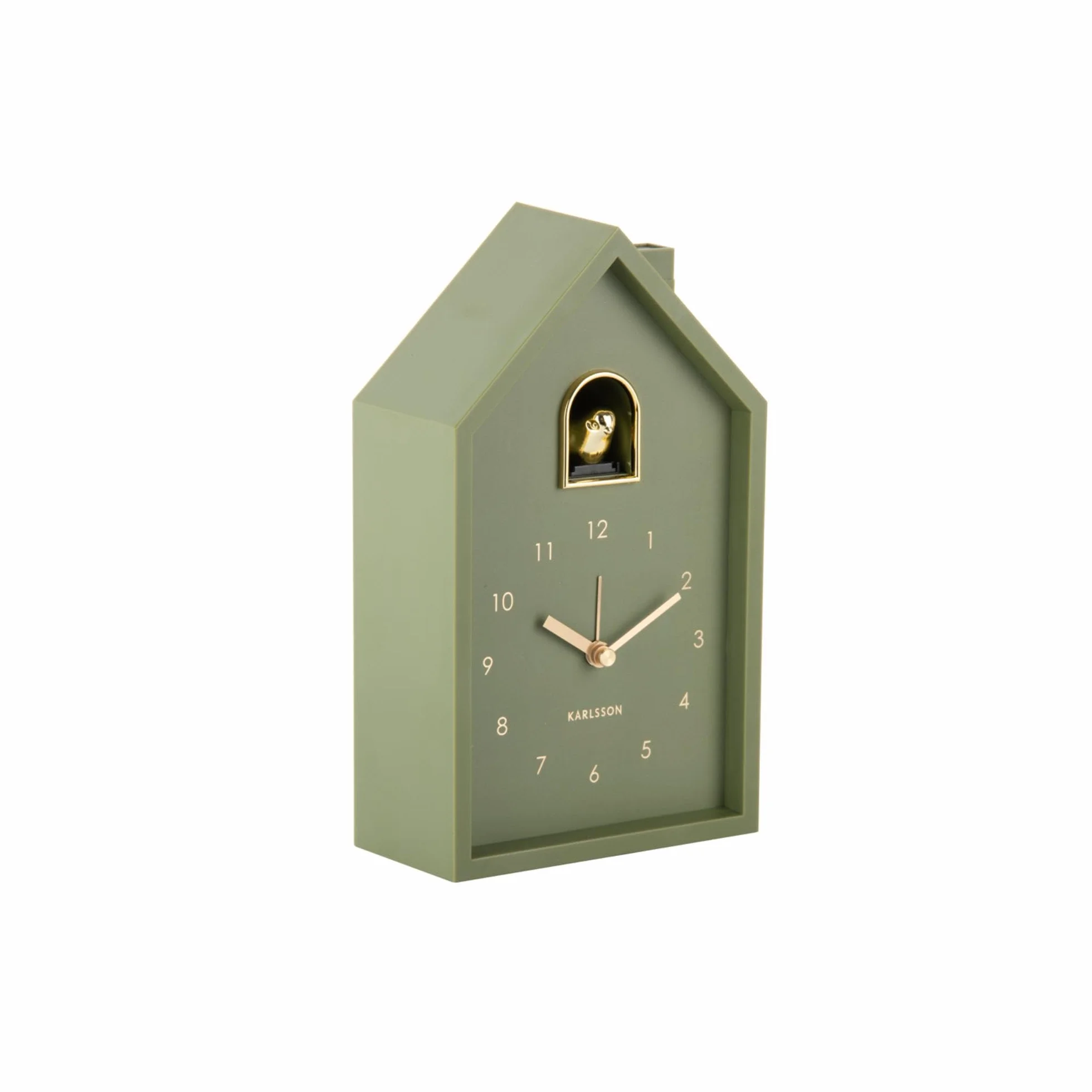 Karlsson KA6077GR Horloge murale coucou Vert
