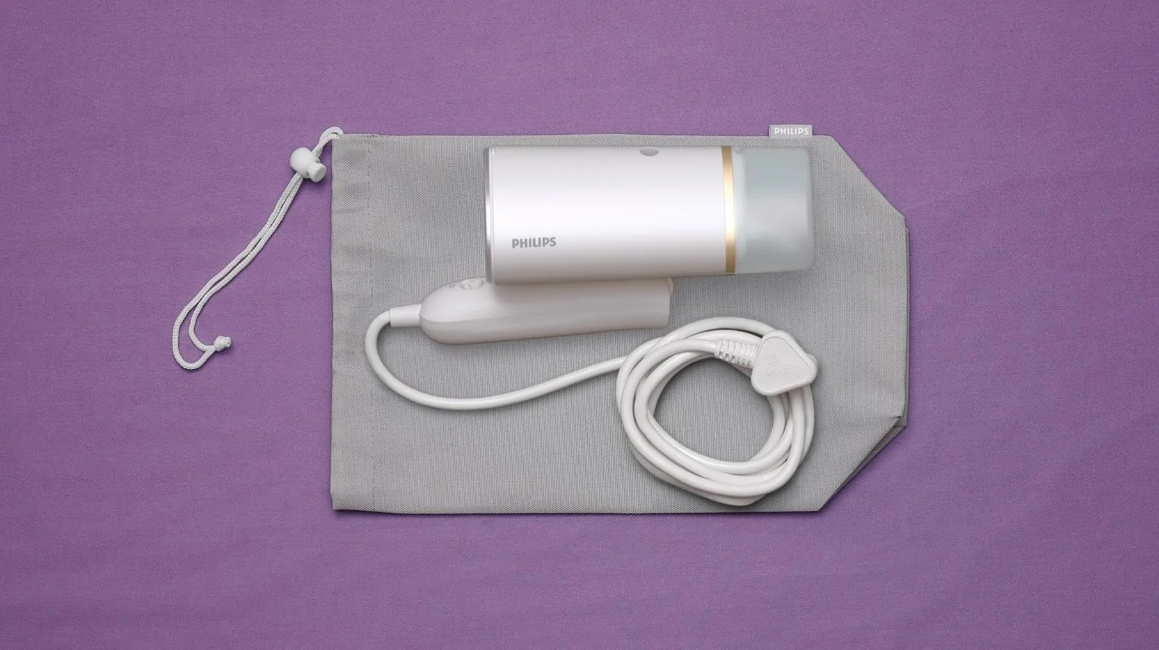 Philips Défroisseur à Main 3000 Séries 1000W Vapeur 20g/min Réservoir 120ml STH3020/10 Blanc