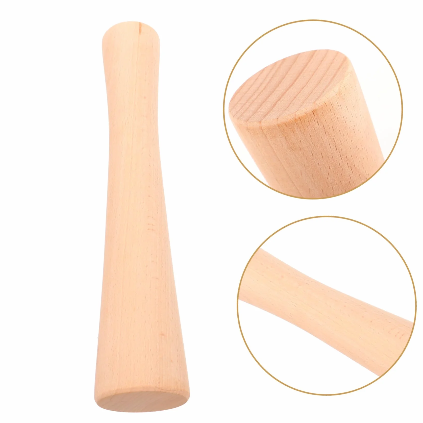 Pilon en bois ergonomique pour choucroute - Presse-herbes durable pour légumes