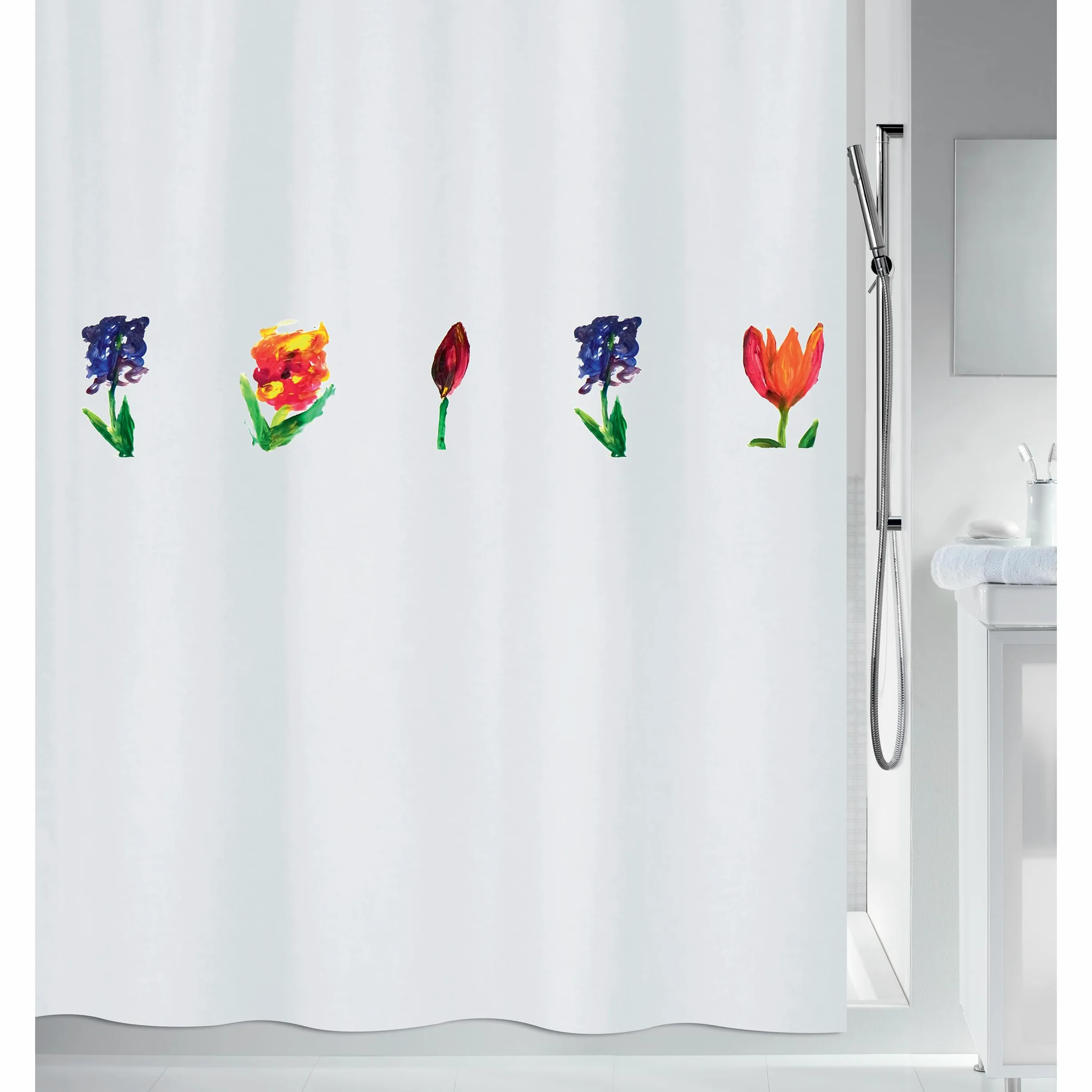 Spirella Rideau de Douche Polyester Mano 180x180cm Multicolor