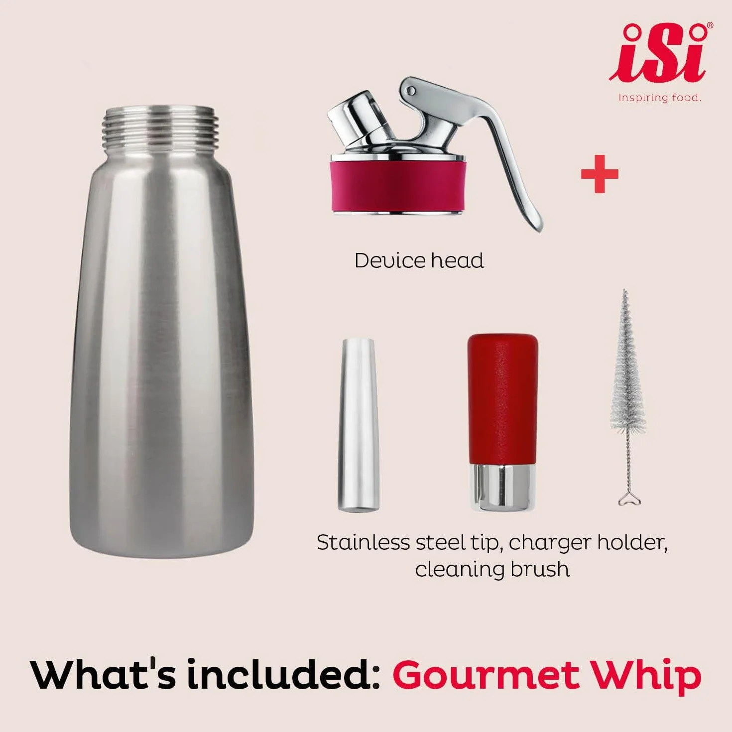 iSi Gourmet Whip crème fouettée 1L