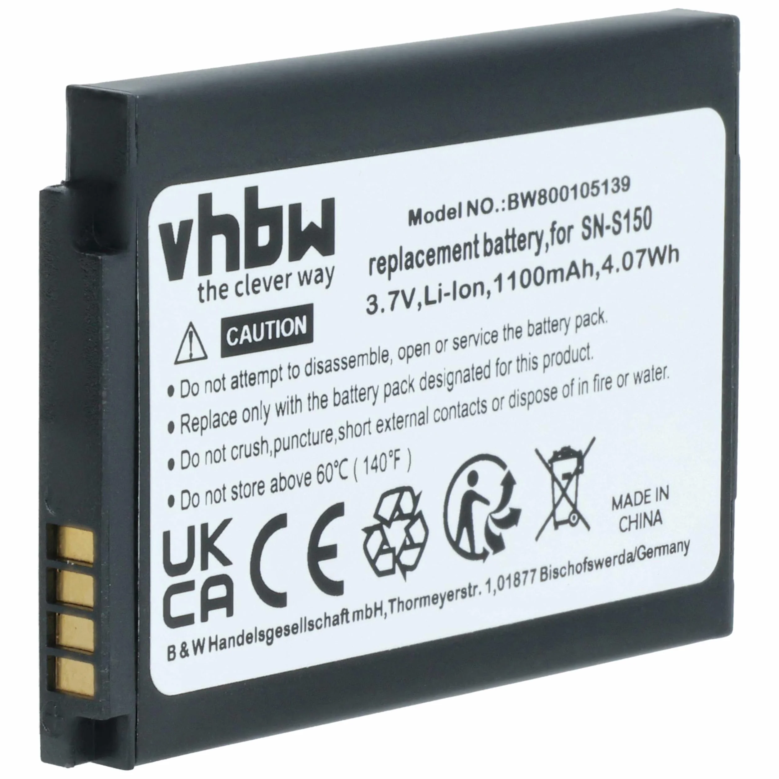 Batterie Compatible Philips Avent SCD-603H Moniteur bébé 1100mAh 3,7V Li-ION
