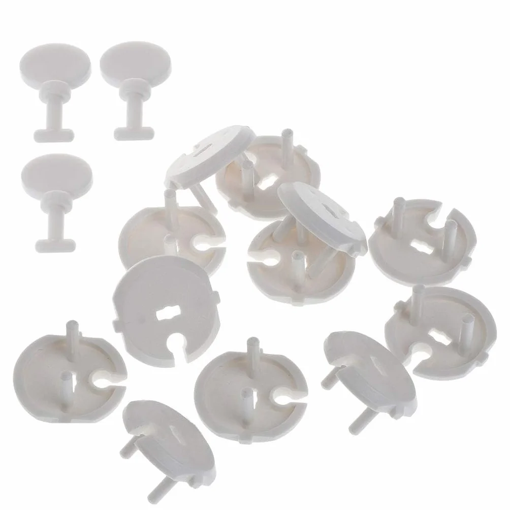 Cache Protection Prise Standard Française 12 Pièces pour Clé Bébé Enfant ABS