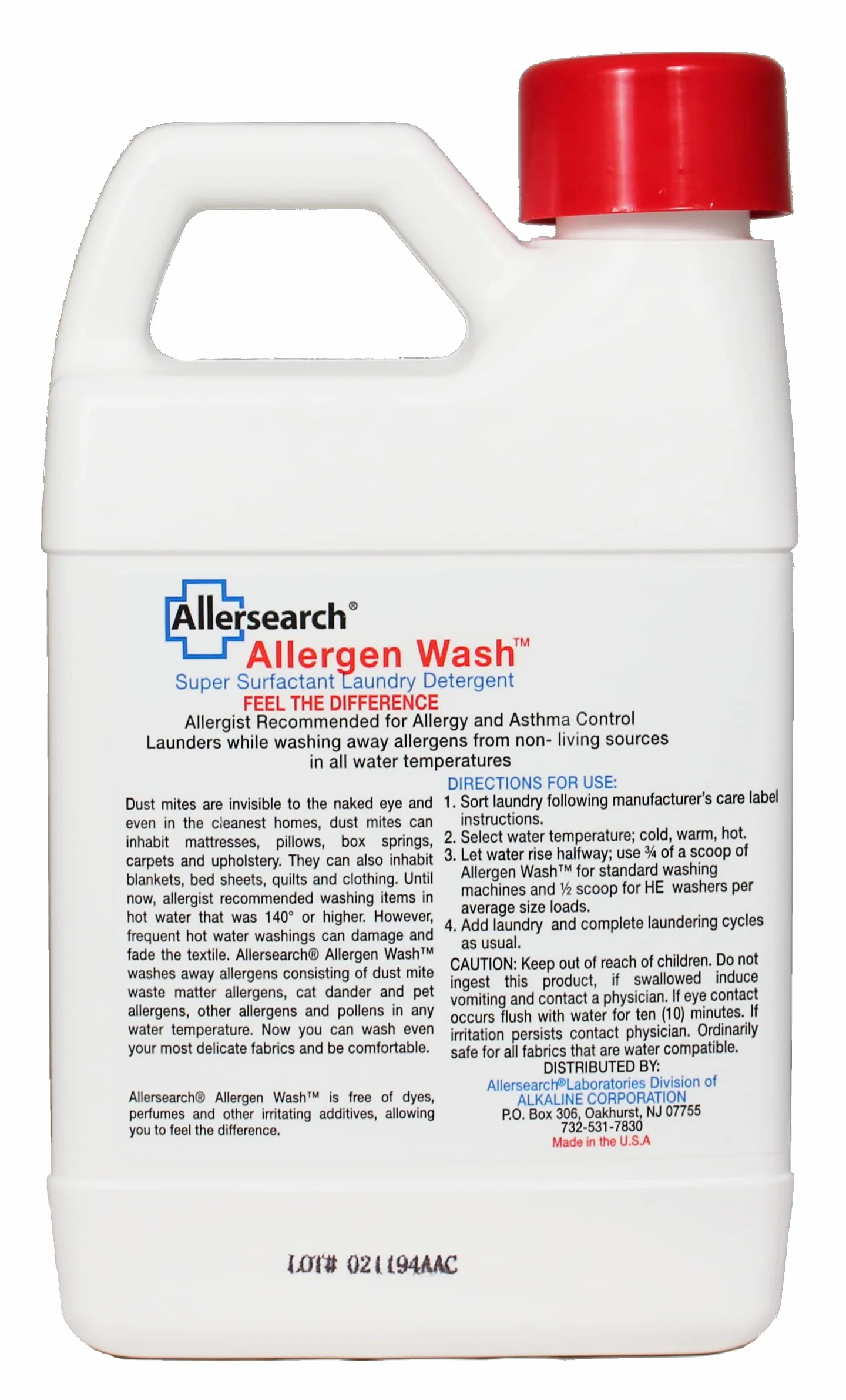 Allersearch AllergenWash 24 oz Laundry Detergent