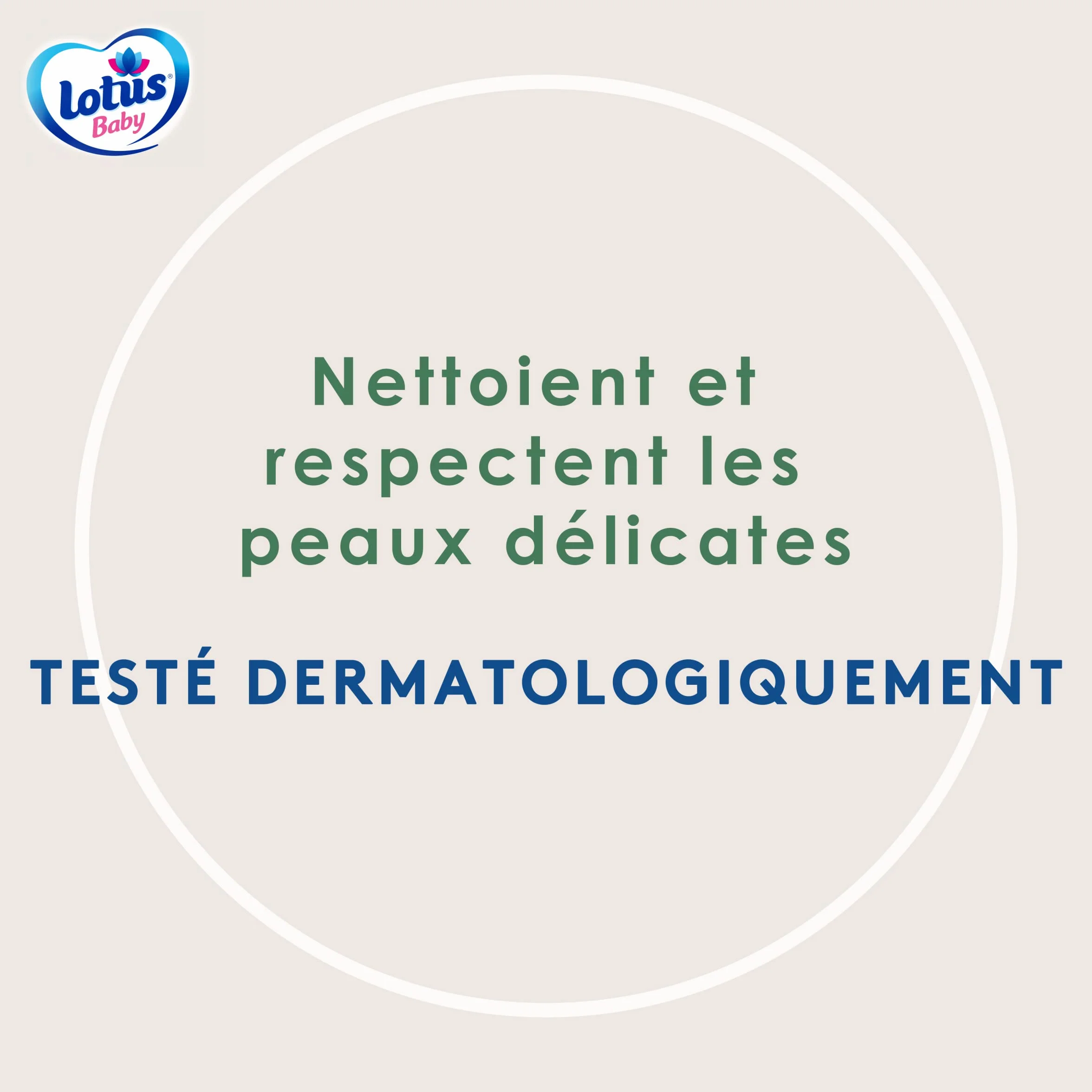 Lotus Baby Douceur Naturelle Cotons bébé non-blanchis 70 Cotons