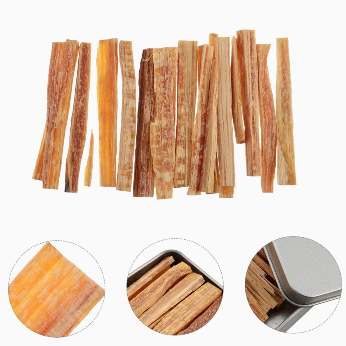 Allume-Bois 1 Set en Bois et Fer pour Camping Extérieur | Allume-feu à Bois, Bois D’allumage Séché au Four, Léger, Usage Survie et Barbecue en Plein Air