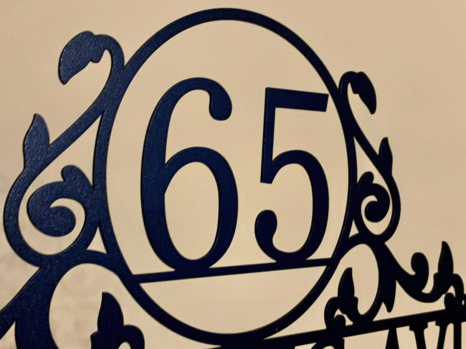 Plaque d'Adresse de Maison en Métal Personnalisé Moderne Numéro de Porte Panneau de Signalisation Extérieur