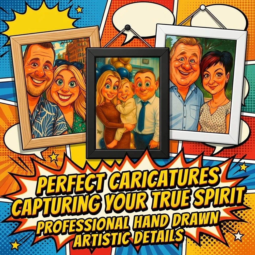 Cadre Photo Personnalisé en Bois Portrait Famille ou Couple Cadeau Anniversaire Mariage Décoration Maison