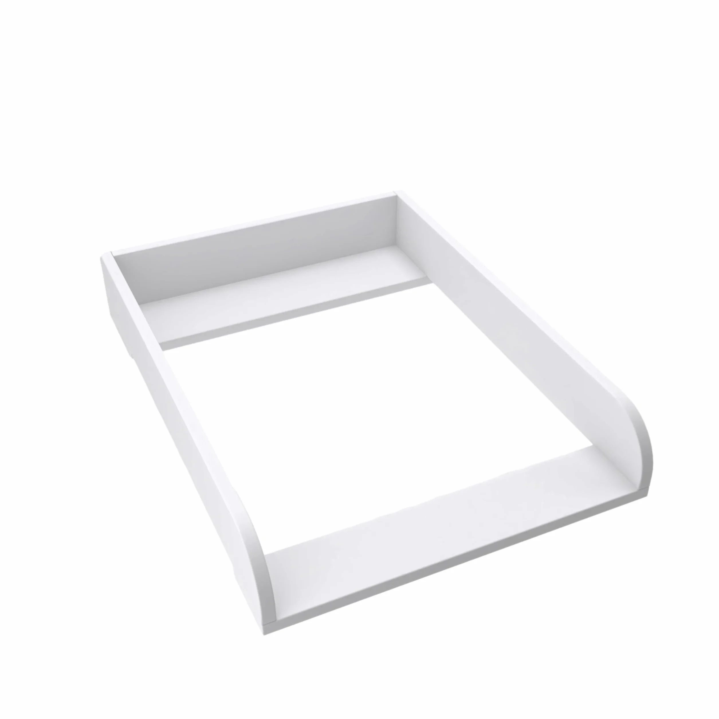 Plan à Langer IKEA Malm 48 cm Extension Commode Amovible Façades Arrondies Blanc 72x54 cm