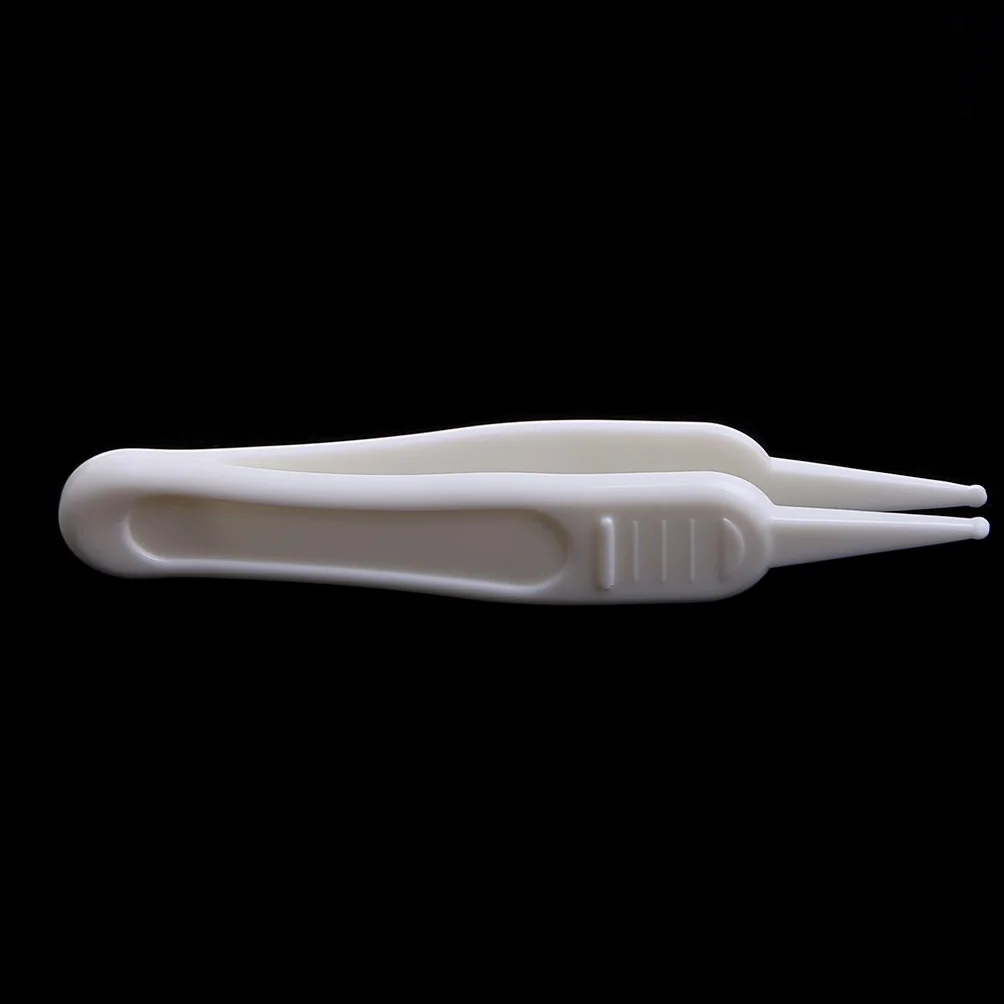 Pince à épiler de sécurité visible pour nettoyage oreilles nez nombril - Rose