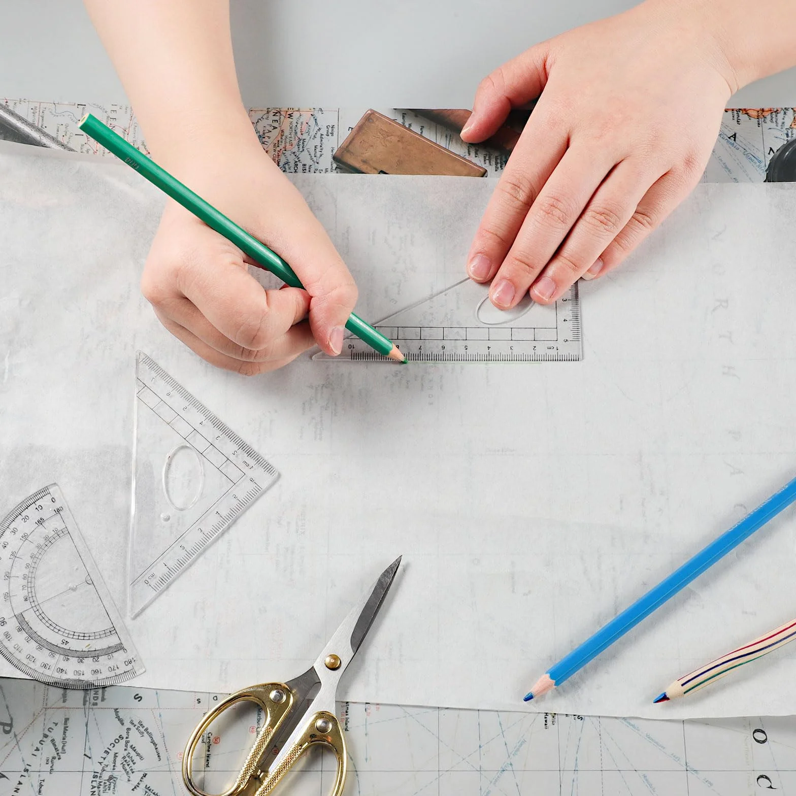 Rouleau Papier Calque 43cm x 25m 23g/m² Transparent pour Dessin Croquis Bricolage