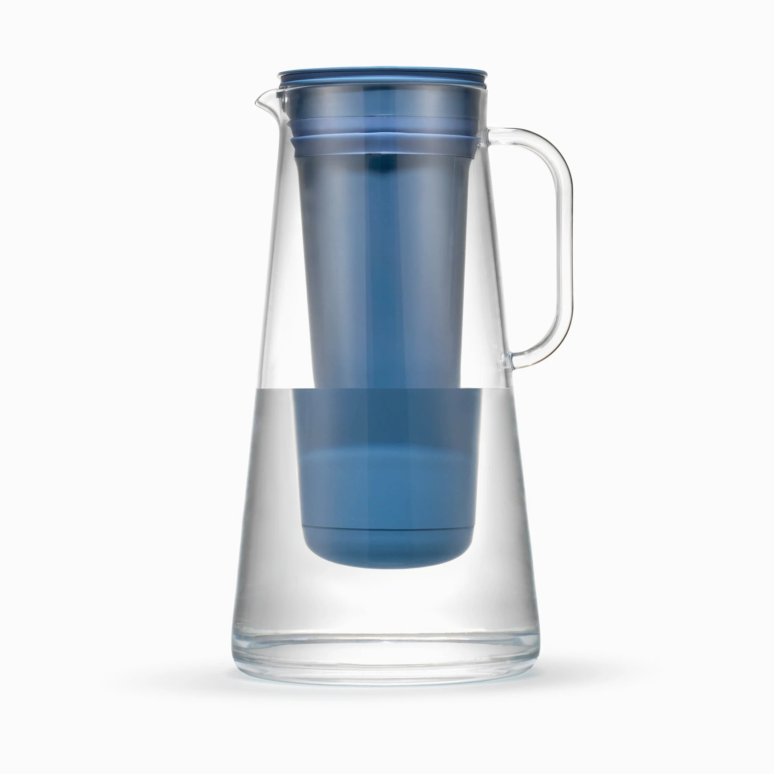 LifeStraw Home – Pichet filtre à eau, 10 tasses, bleu orage, sans BPA, conçu pour une protection quotidienne contre les bactéries, parasites, microplastiques, plomb, mercure, PFAS et une variété de
