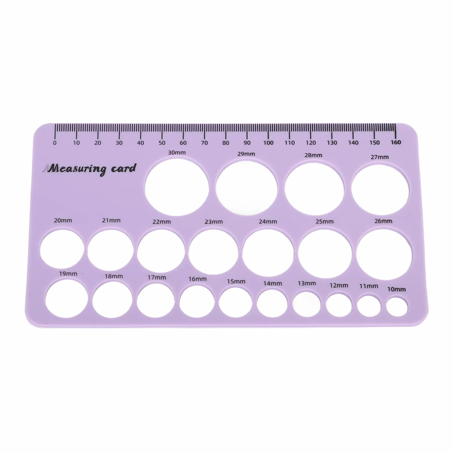 Outil de Mesure de Bride de Mamelon en Silicone 1,5 M Ruban Souple pour Pompe à Lait (Violet)