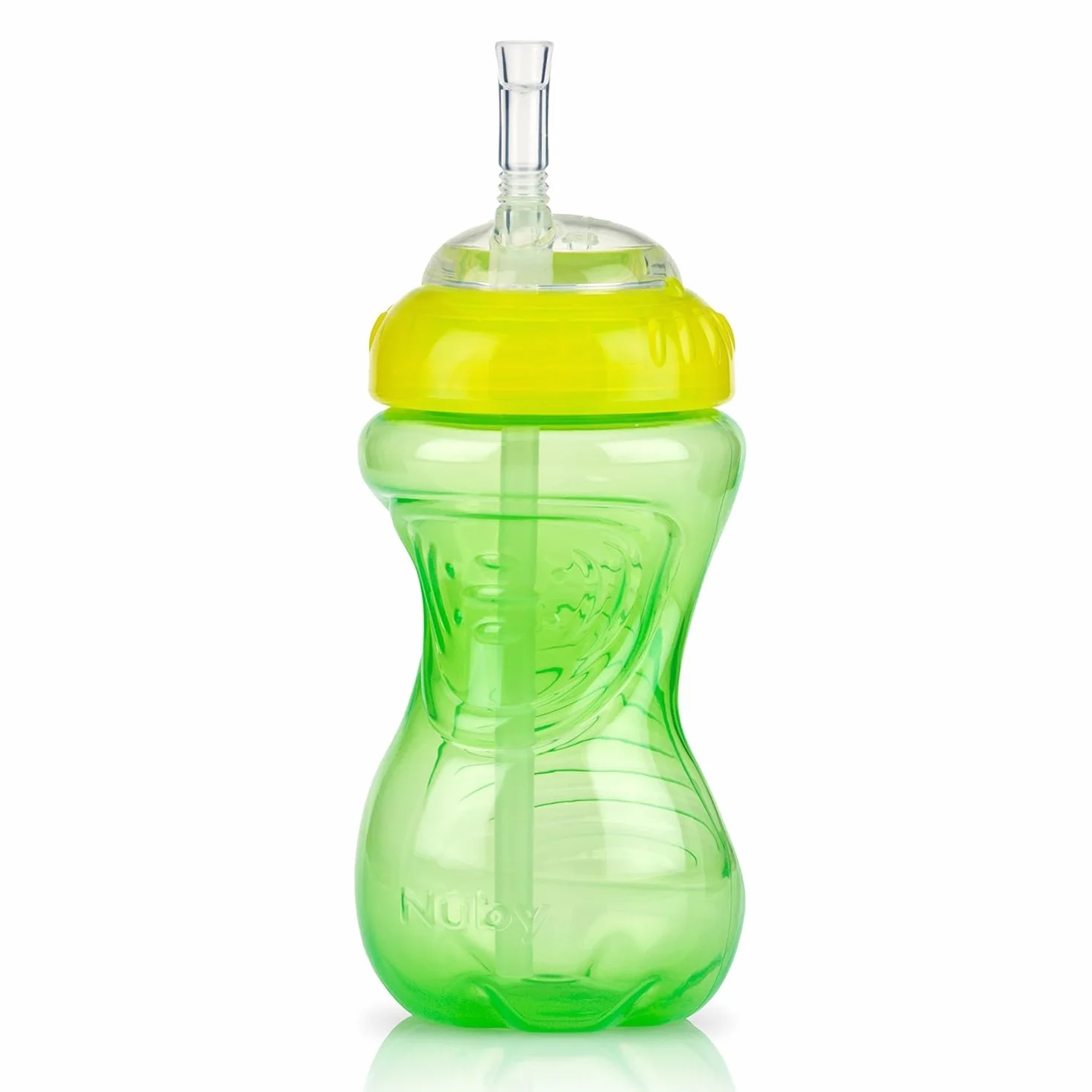 Nuby Tasse anti-fuite avec Paille Flexible 300ml 3 pack 12+ Mois