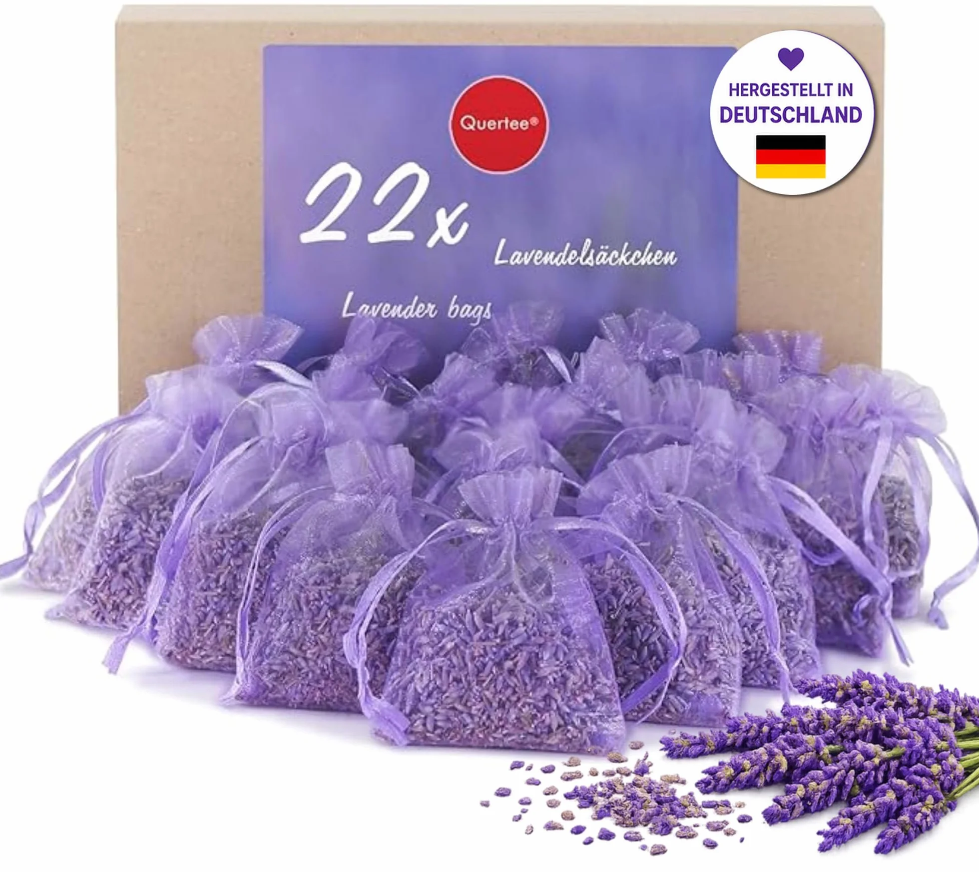 Sachet de Lavande 22x6g Protection Contre Les Mites