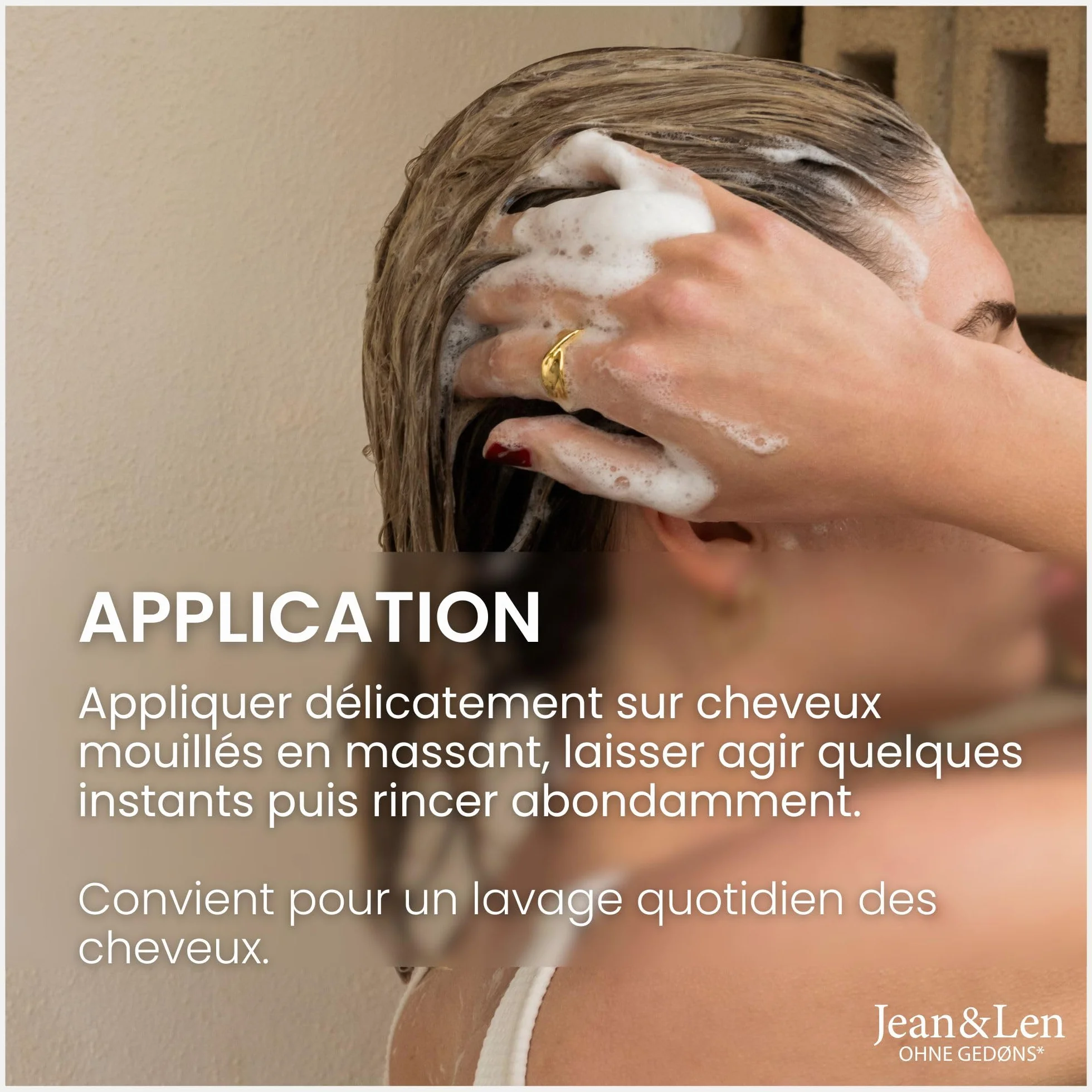 Jean & Len Shampooing antipelliculaire Thym & Menthe 300 ml