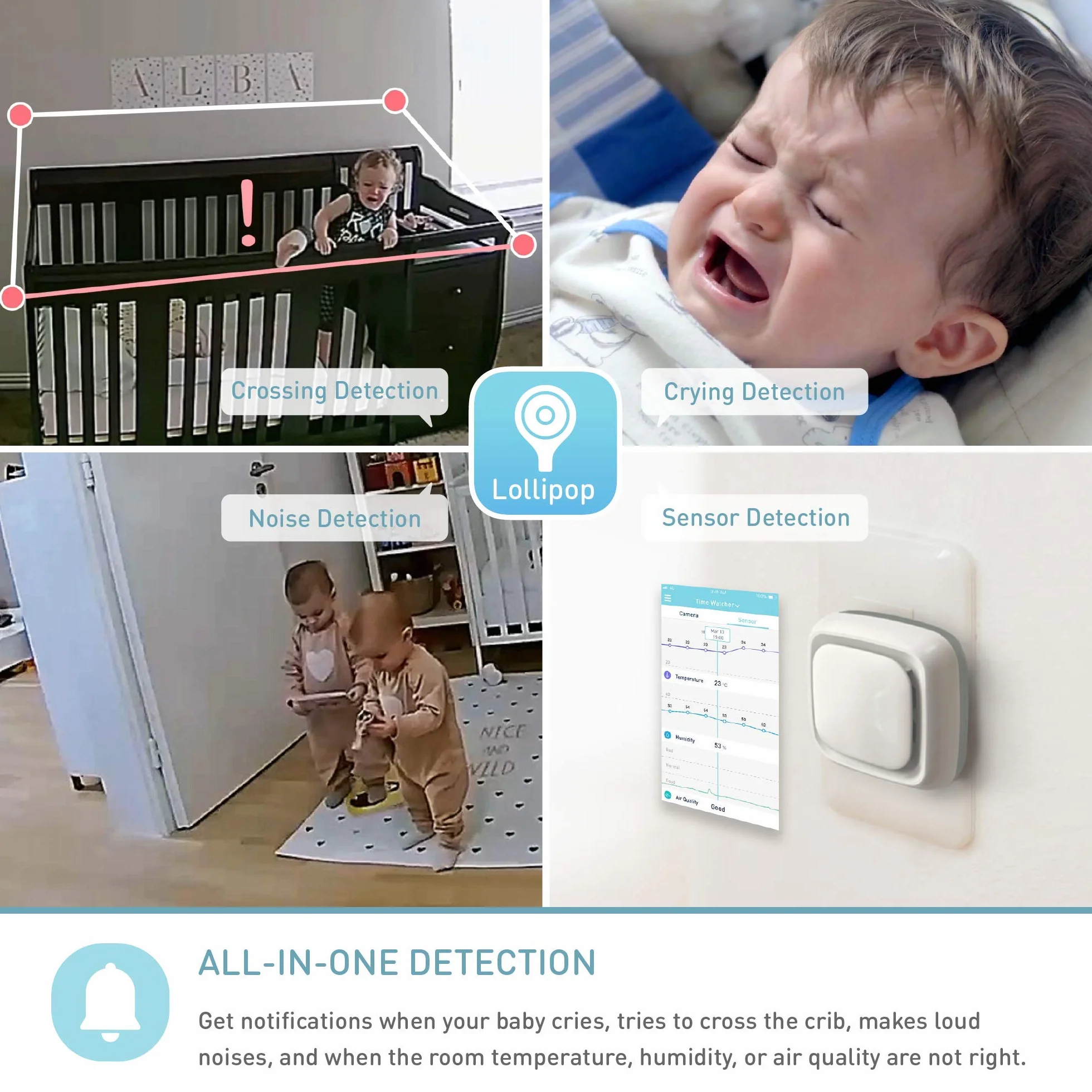 Lollipop caméra intelligente bébé
