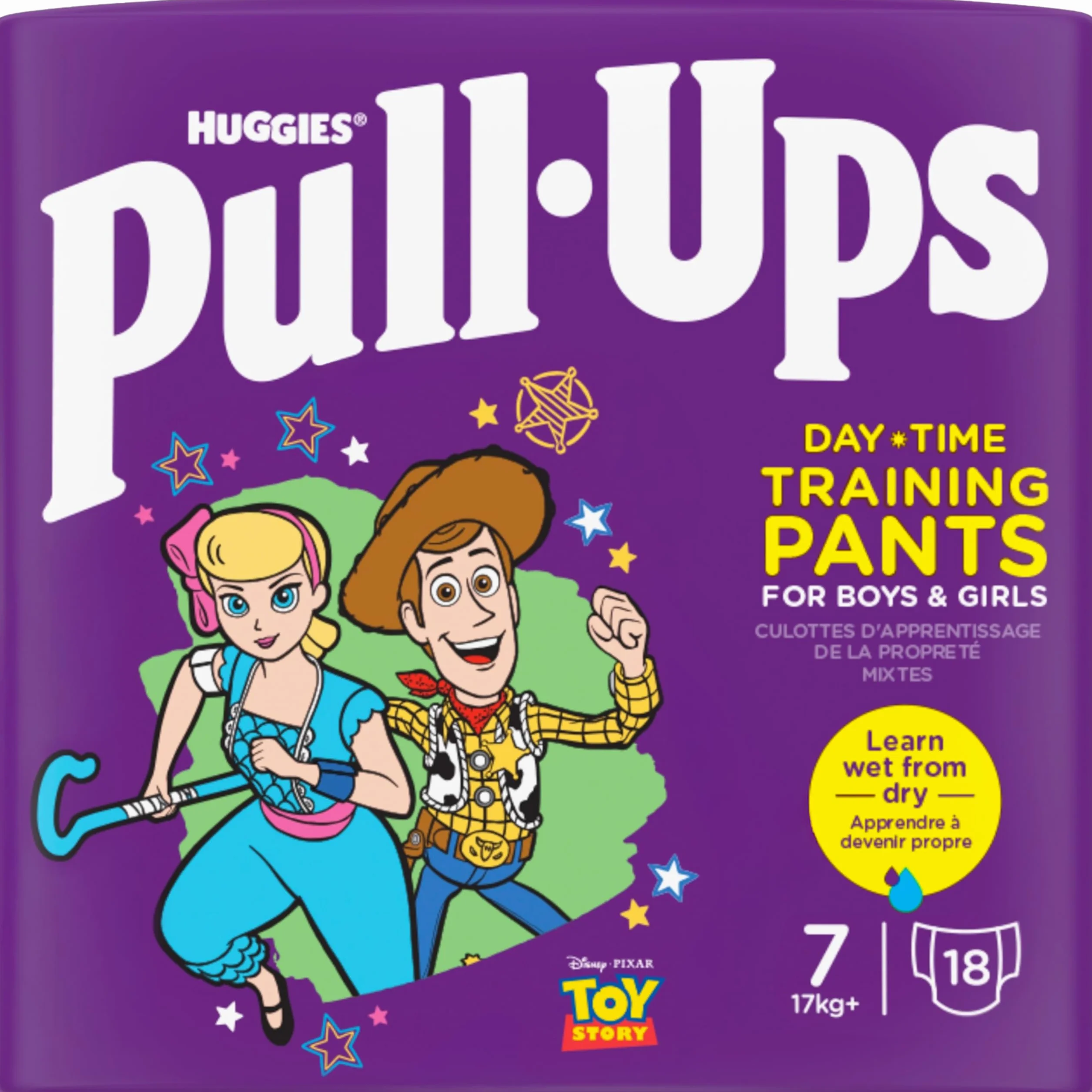 Huggies Pull-Ups Taille 7 culottes d'apprentissage unisexe x36