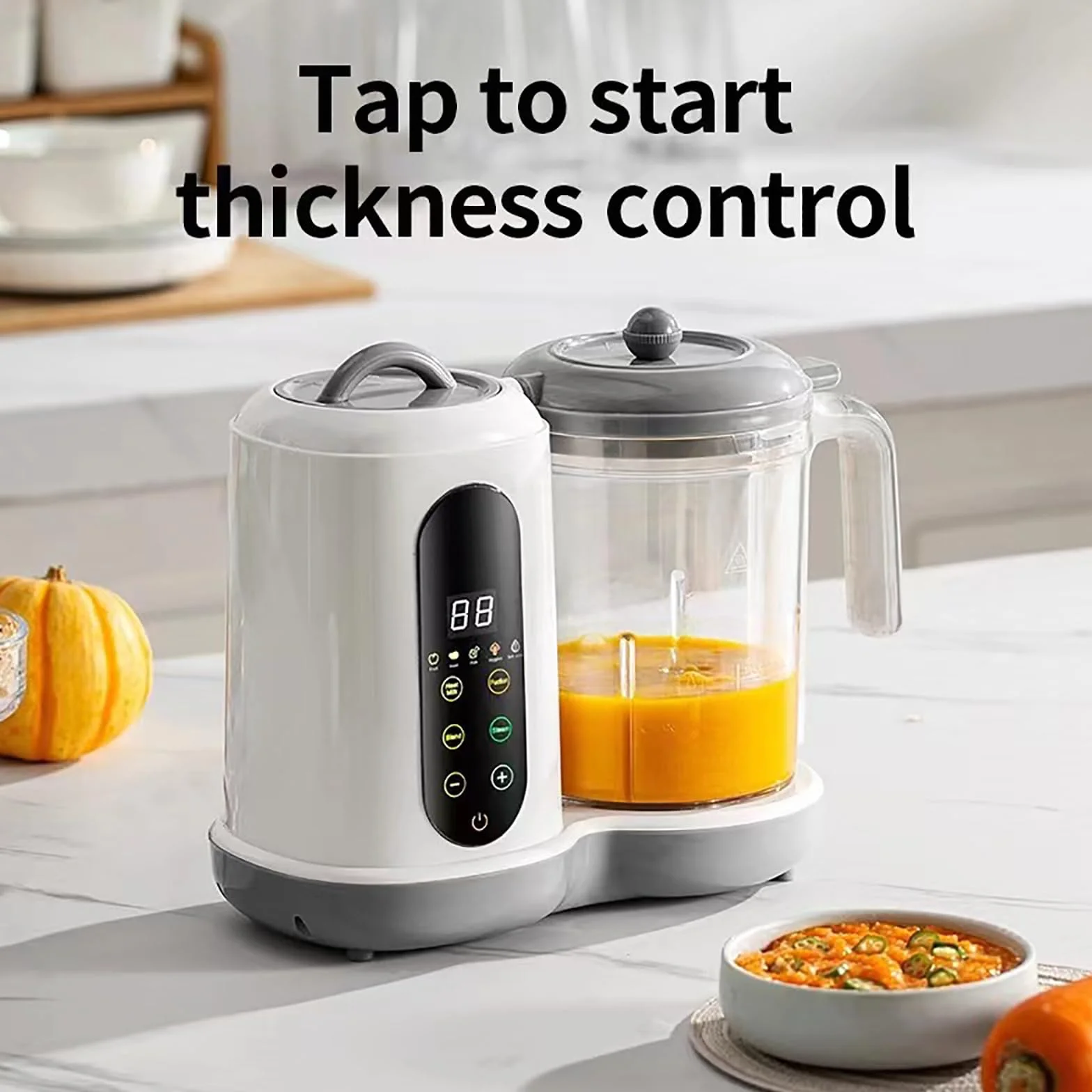 Machine à purée 4 en 1 pour bébé, autonettoyante, sans BPA