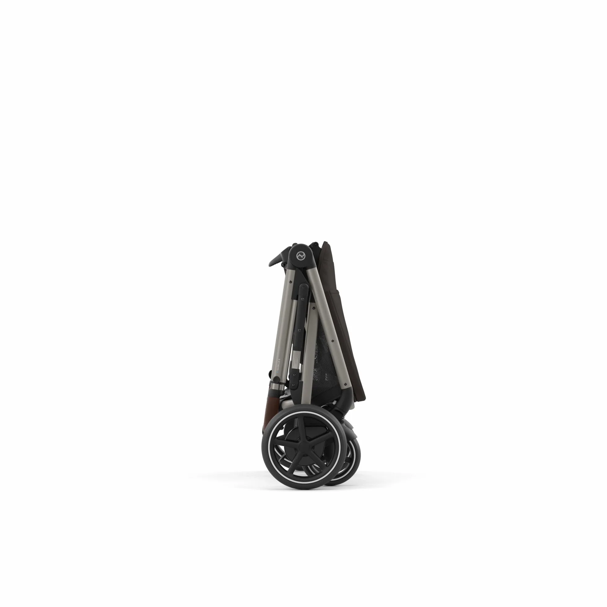 CYBEX Poussette Gold e-GAZELLE S, de la naissance à 4 ans, max 22 kg, système tout-en-1 avec propulsion électrique, brun chocolat