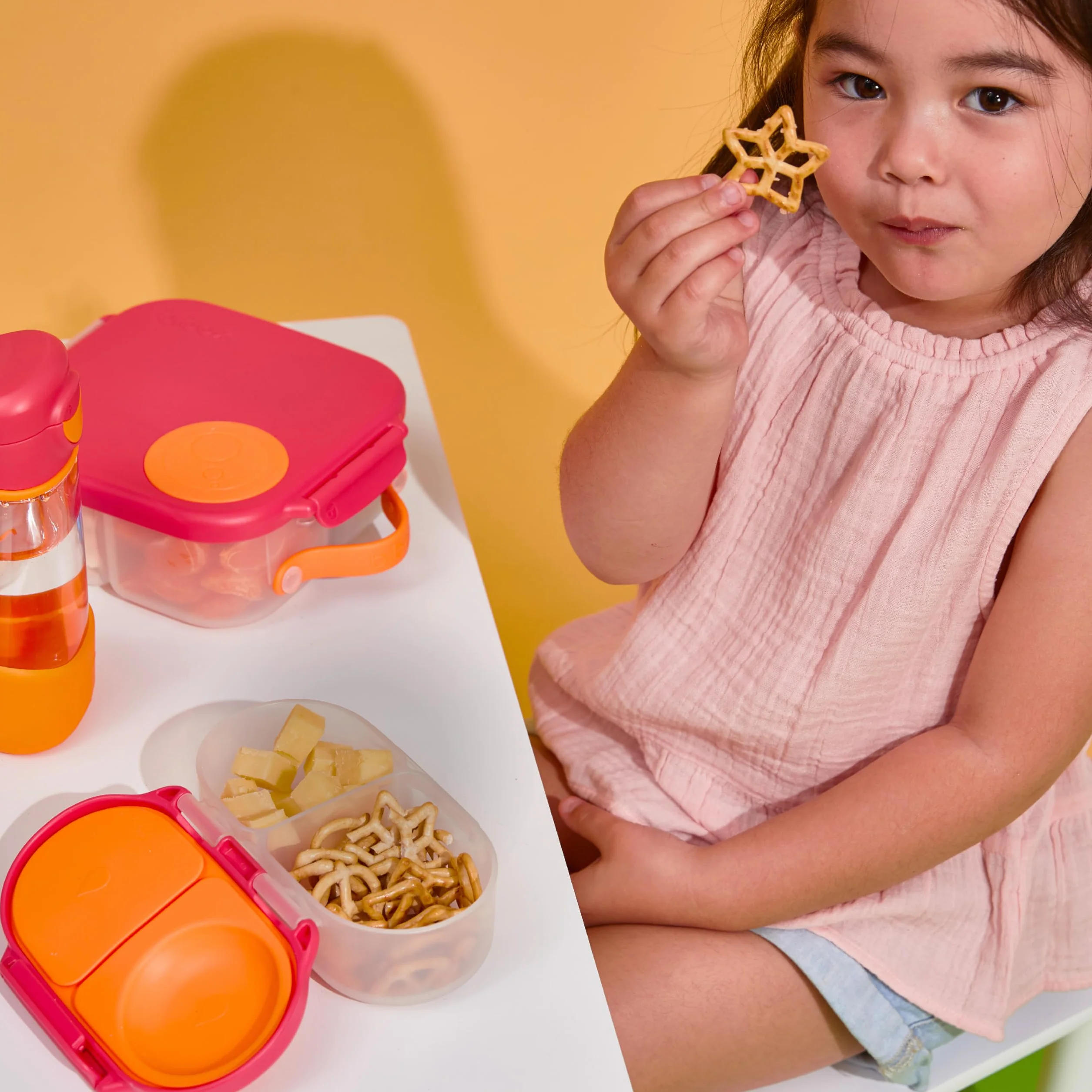 b.box Mini Boîte à Bento 2 Compartiments Étanches Sans BPA