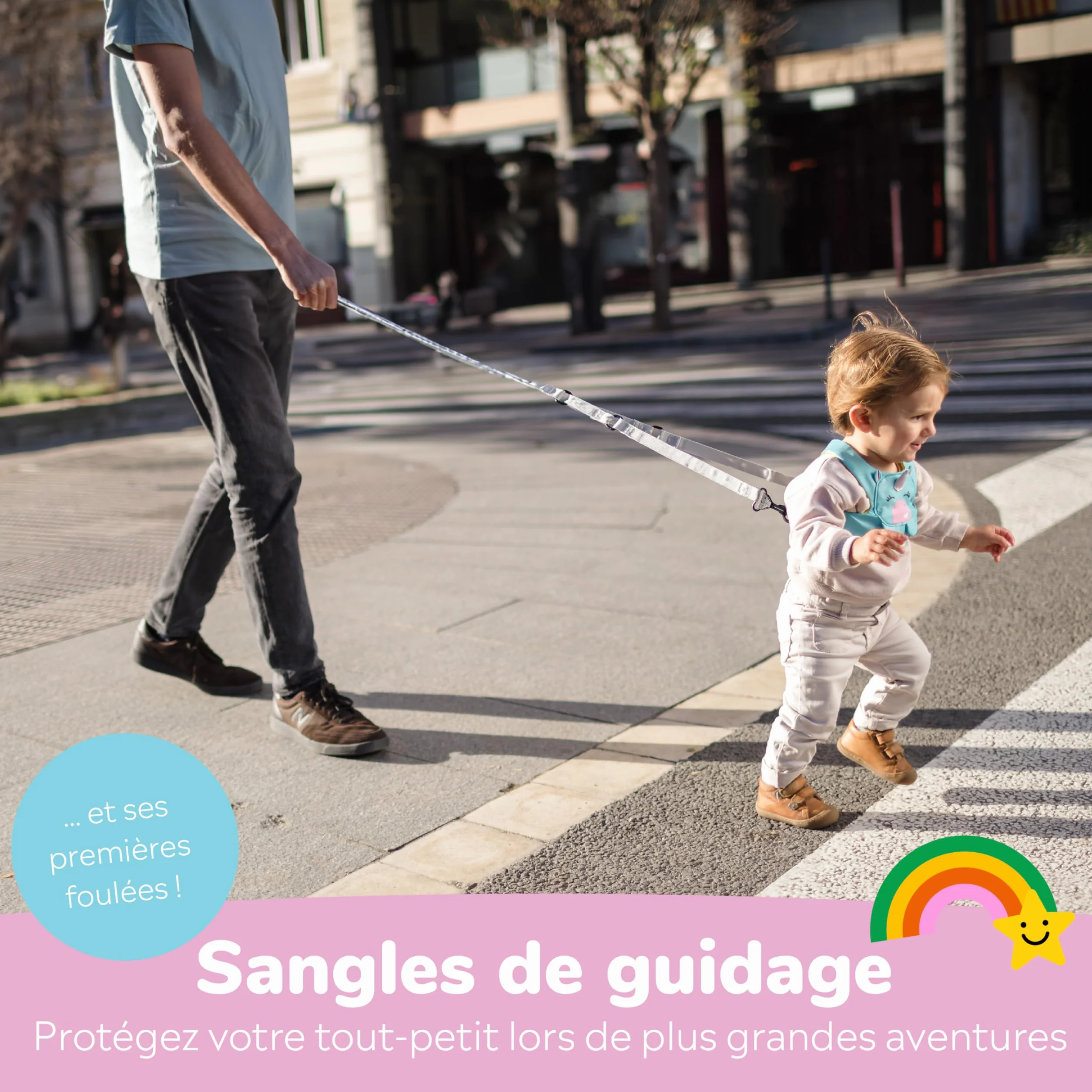 Trunki ToddlePak Harnais Enfants Marche Bébé Sécurité Licorne Turquoise
