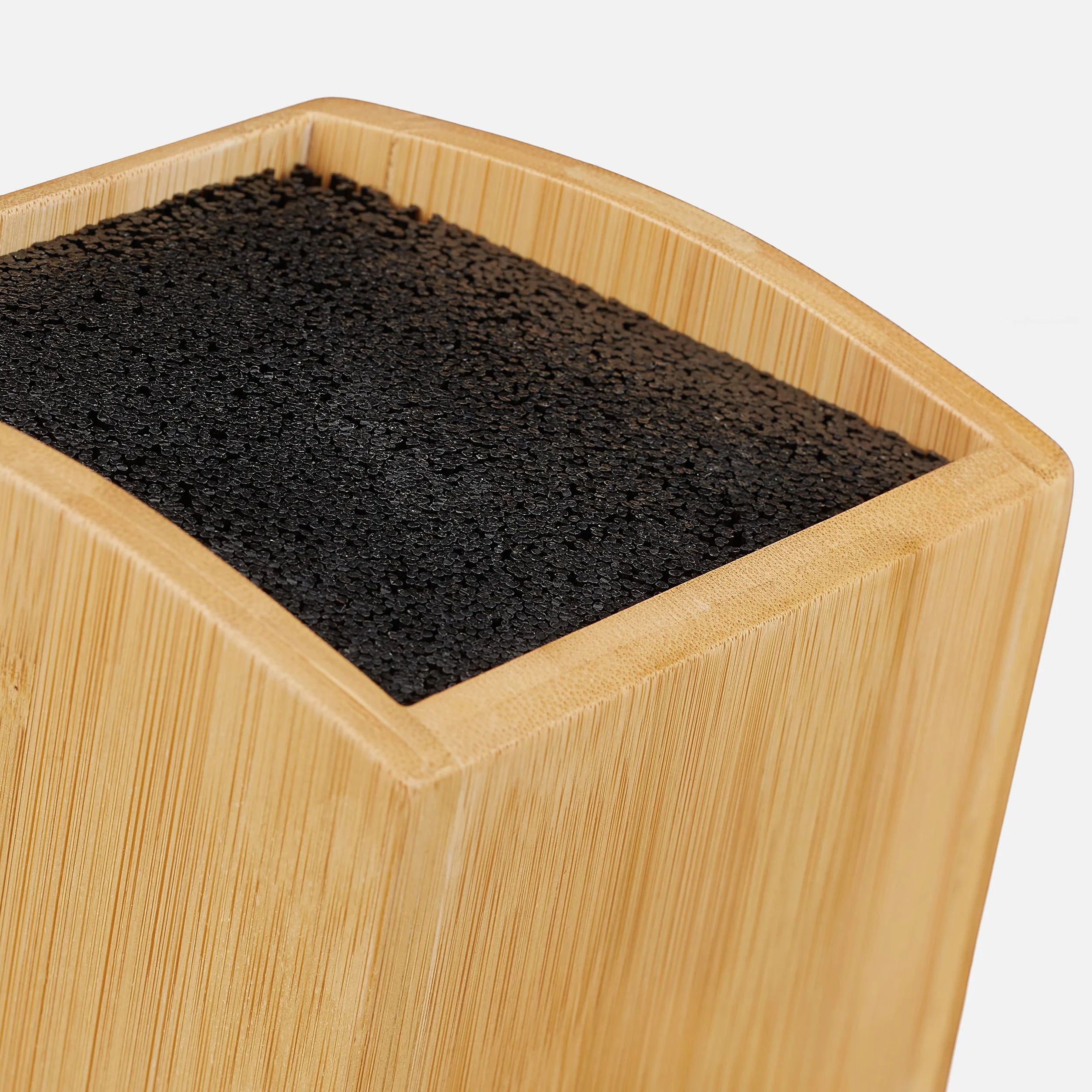 Relaxdays Bloc à Couteaux Bambou 25,5x11,5x18 cm Nature Rangement