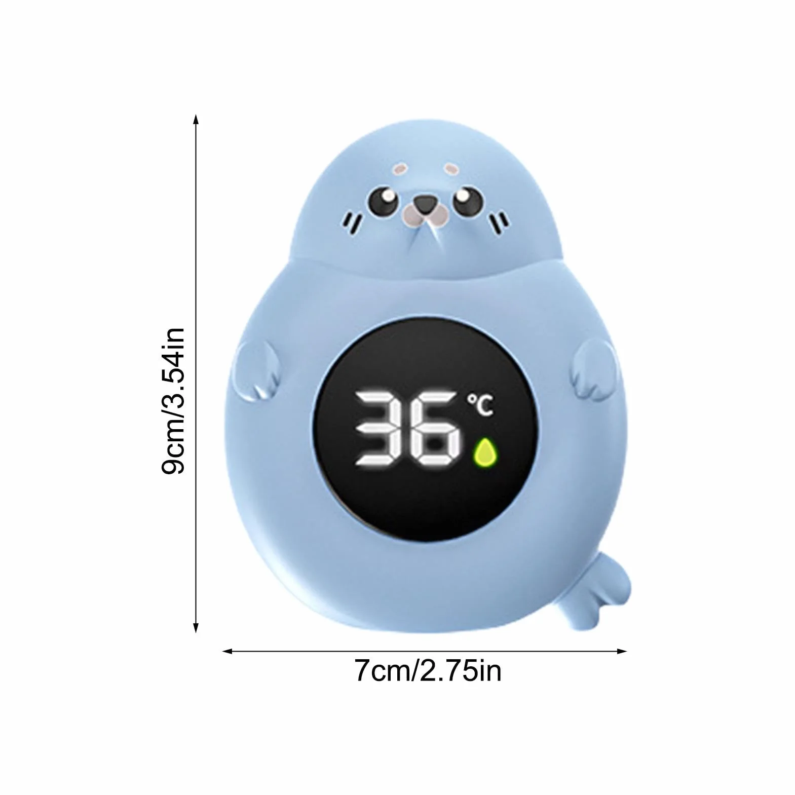 Thermomètre Numérique Étanche pour Bain Bébé 9x7cm