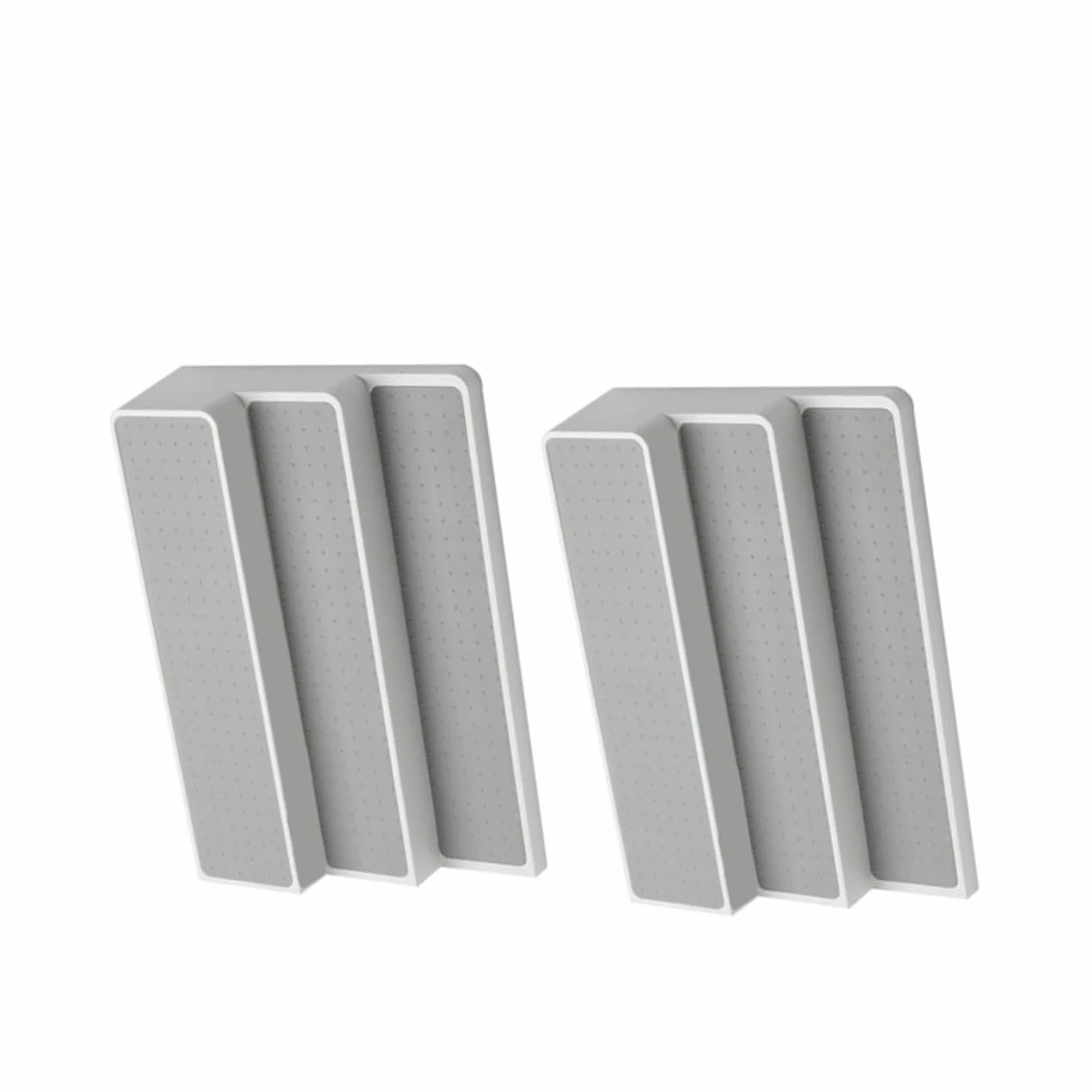 Étagère à Épices à 3 Niveaux en Pp, Lot de 2, pour Rangement la Cuisine | Rangement de Placard, Organisateur D’armoire, Usage la Cuisine et Salle de Bain, pour Sel et Savons