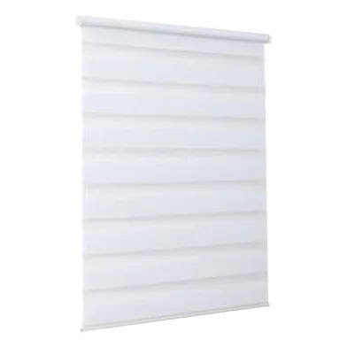 Store Enrouleur Jour/Nuit GoodHome Elin 2 Blanc cassé 90 x 180 cm