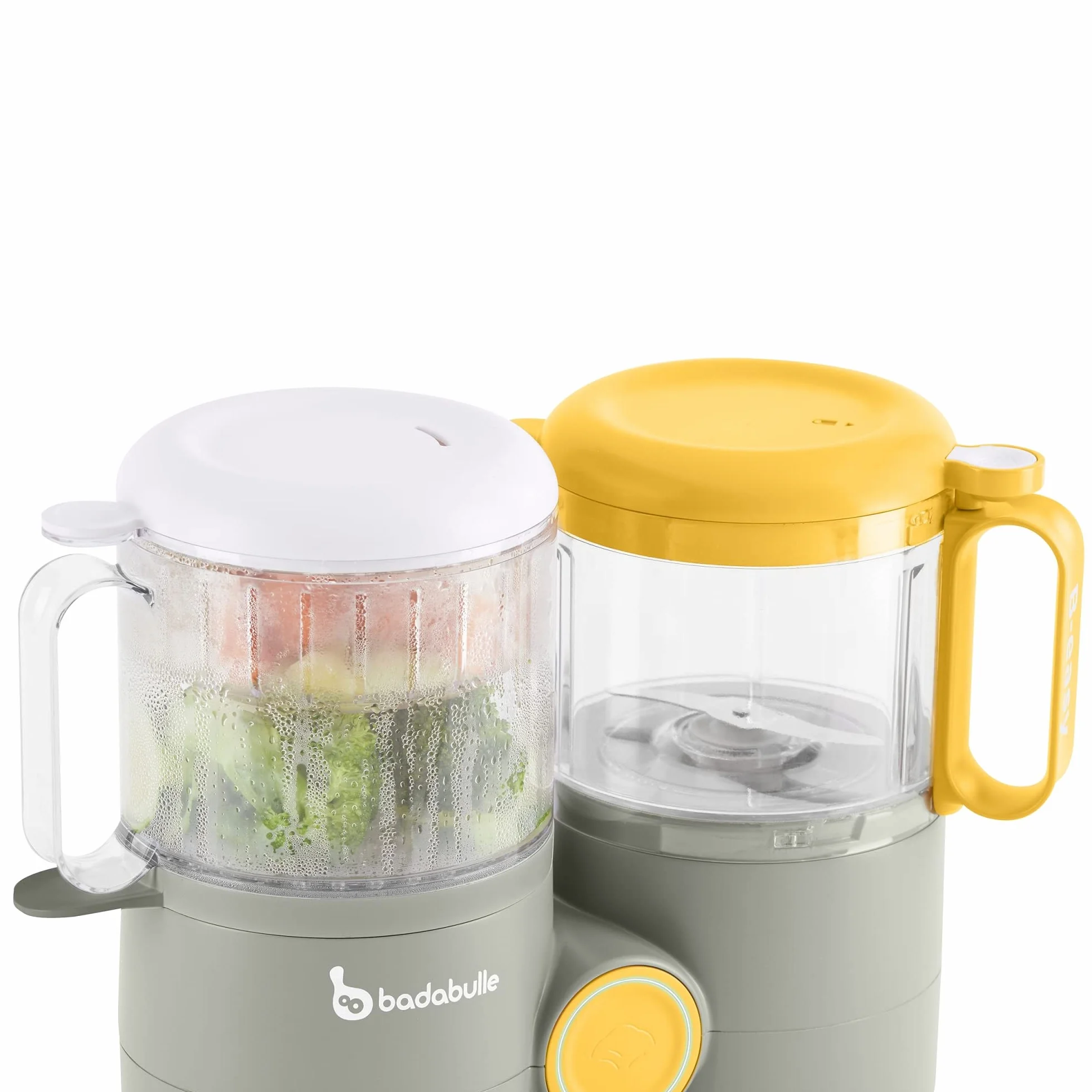 Badabulle B-Easy Robot Culinaire bébé 4 en 1 Cuisson vapeur douce Mixage