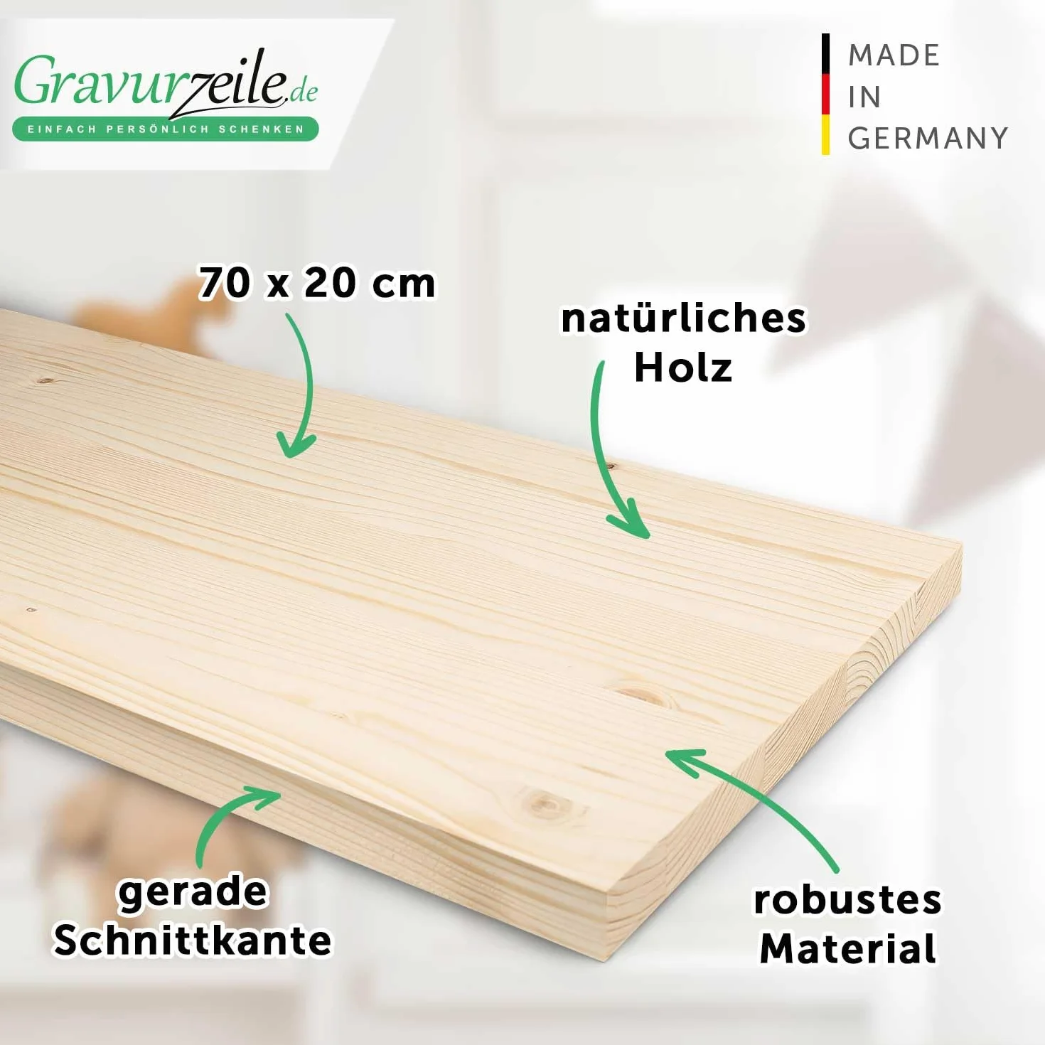 Toise pour enfant en bois rouge arc-en-ciel 80-140 cm 20 x 70 x 2 cm