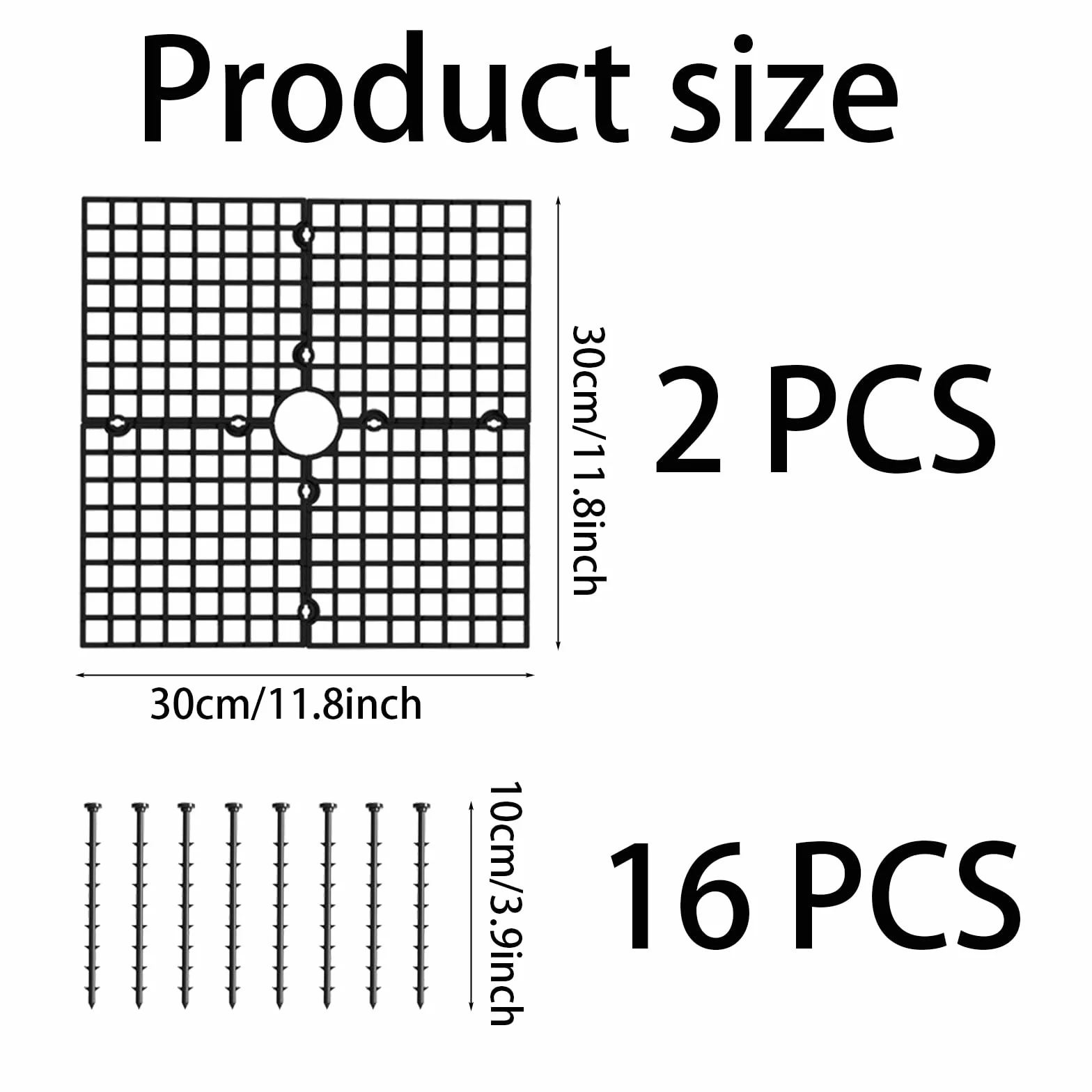 Grande Grille de Pot de Fleurs 30 Cm Découpable, Protection Plante Chat Animaux Domestiques