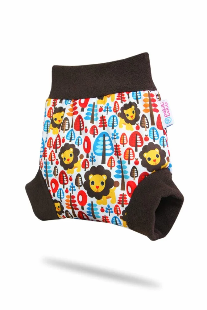 Culotte de Protection Réutilisable Taille XL PUL Petit Lulu Shorty Couvre-Couche Étanche Fabriqué en Europe Jungle King