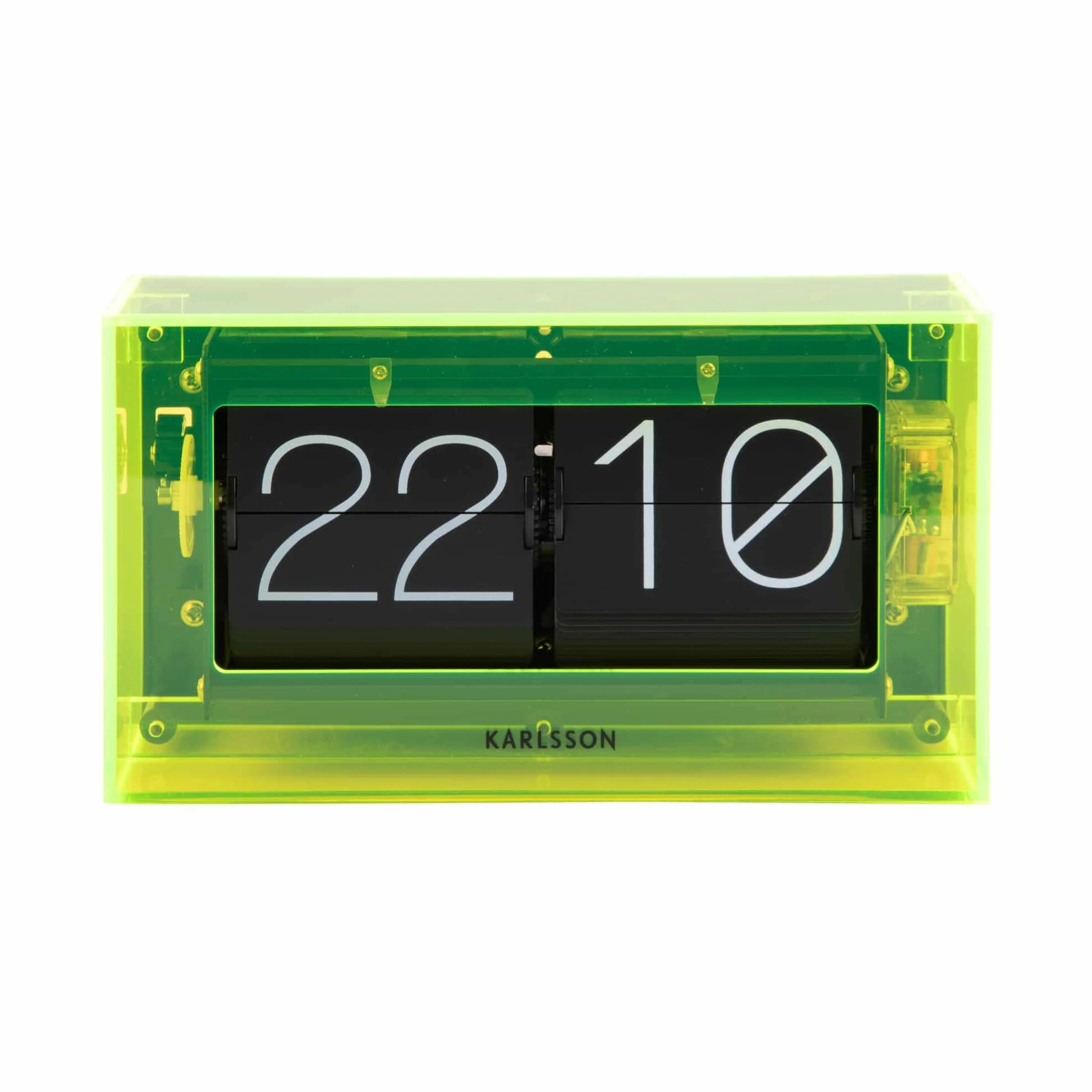Present Time Horloge à Poser Boxed Flip 11,7cm